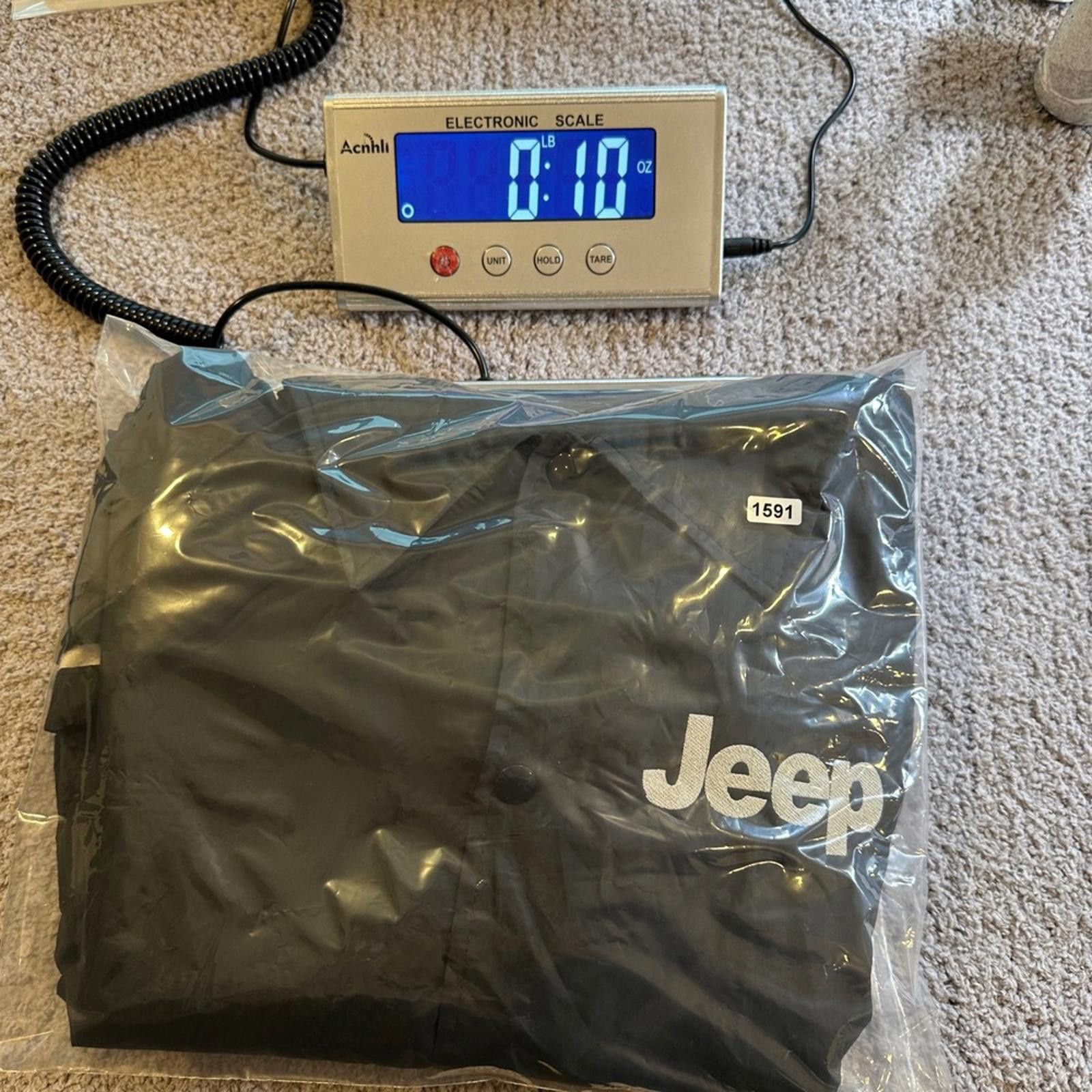 Jeep Jeep Coach Jacket Mens M Black Fleece Lined Windbreaker Size US M / EU 48-50 / 2 - 7 Thumbnail