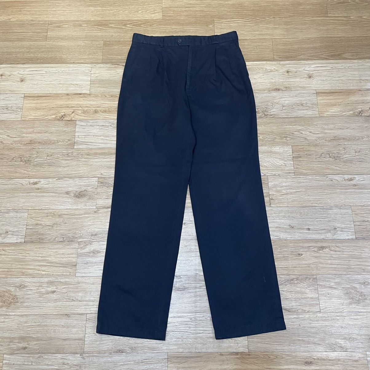 Yves Saint Laurent Pour Homme Pleated Trouser Workwear Pants