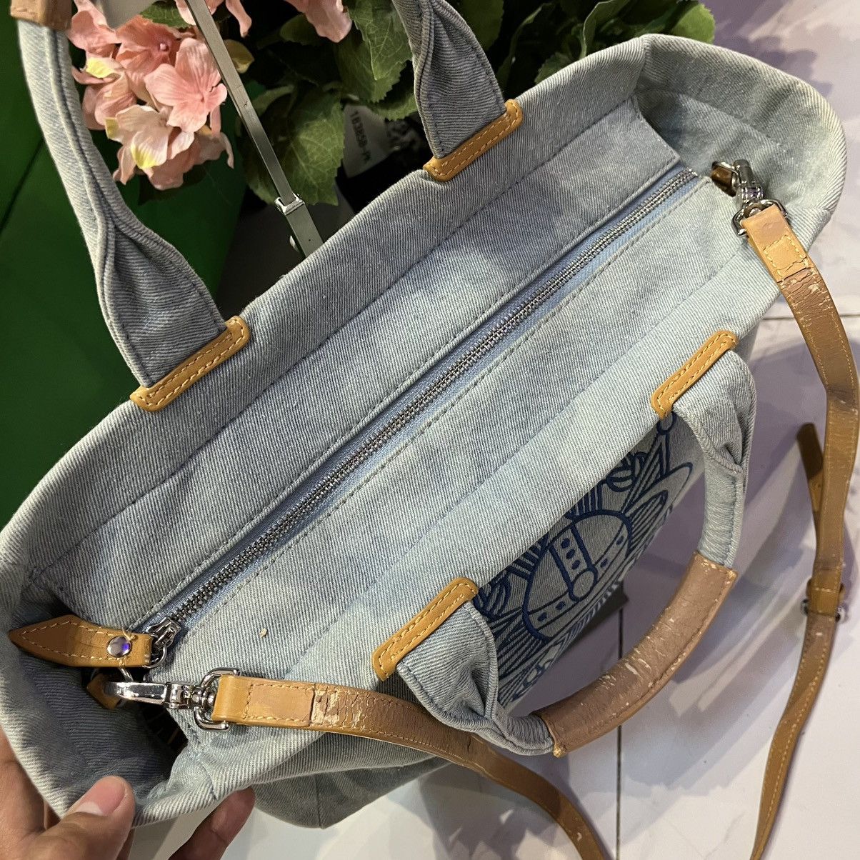 Vivienne Westwood Vivienne westwood anglomania Denim Orb 2 way tote bag Size ONE SIZE - 7 Thumbnail