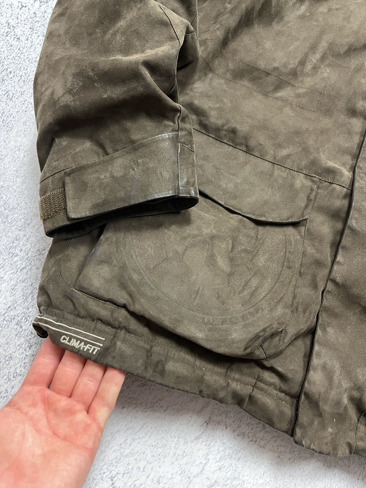 Nike Vintage Nike ACG Suede Brown Down Puffer Jacket Rare Hype Size US L / EU 52-54 / 3 - 6 Thumbnail