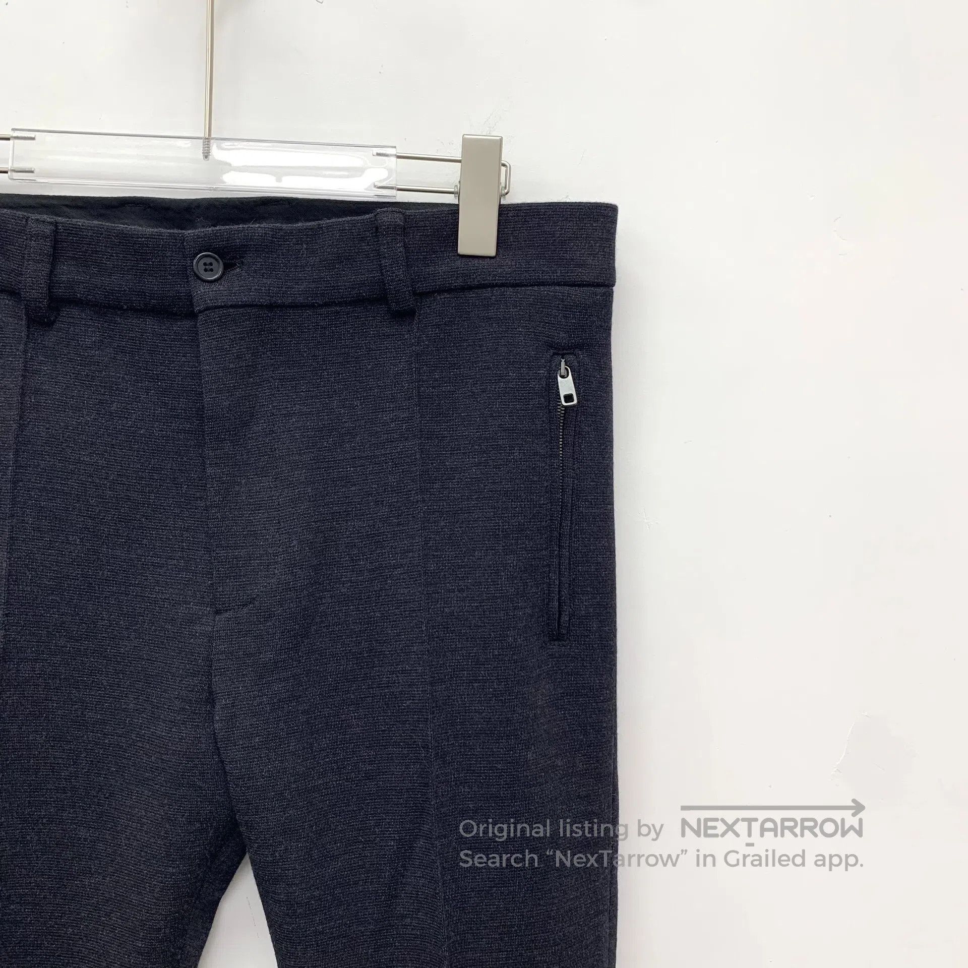 Dolce & Gabbana Dolce Gabbana size M Black wool casual long pants| Size US 32 / EU 48 - 3 Thumbnail