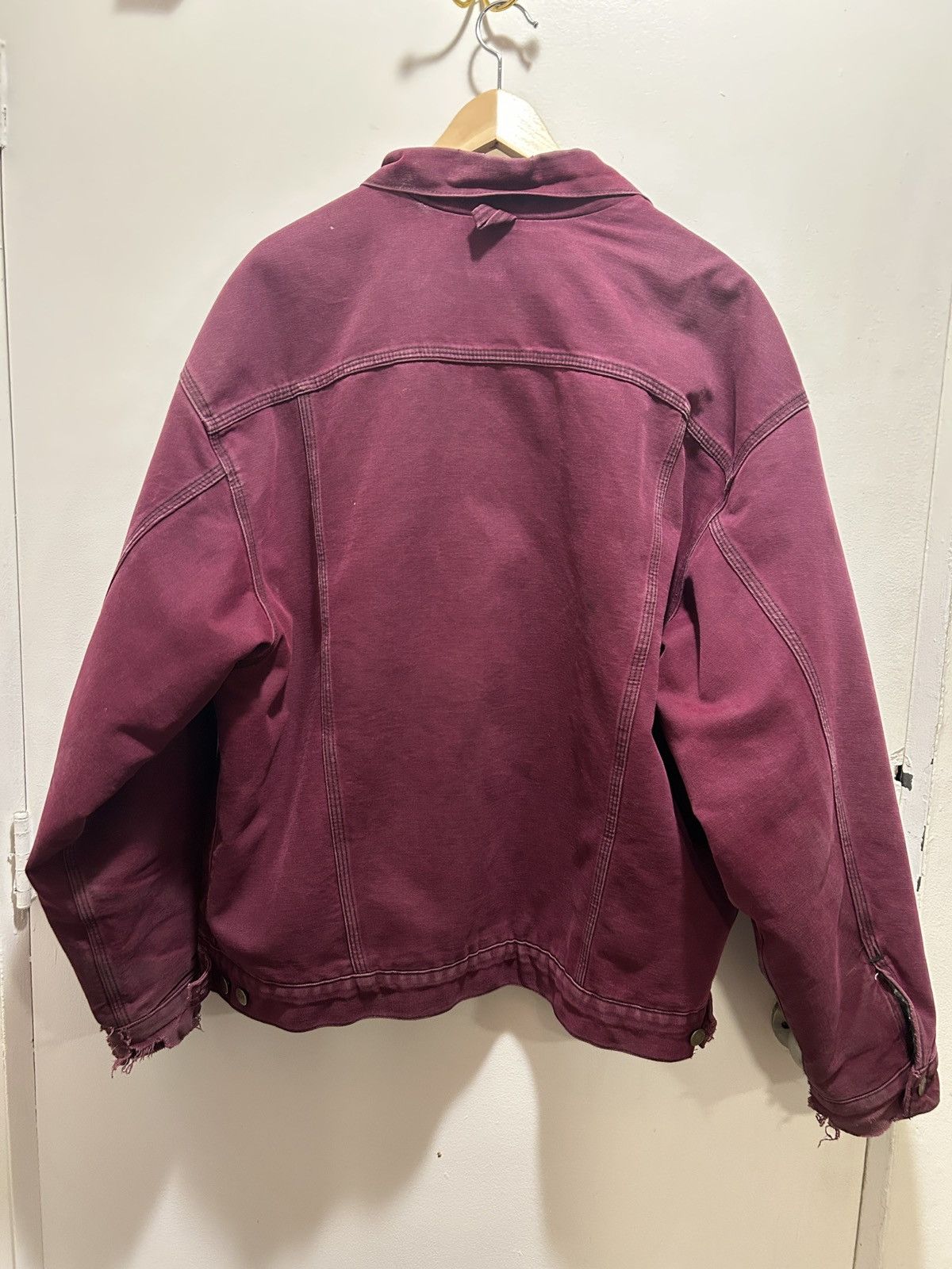 Carhartt Carhartt Denim Trucker Jacket Ruby JB181 Size US XL / EU 56 / 4 - 6 Thumbnail