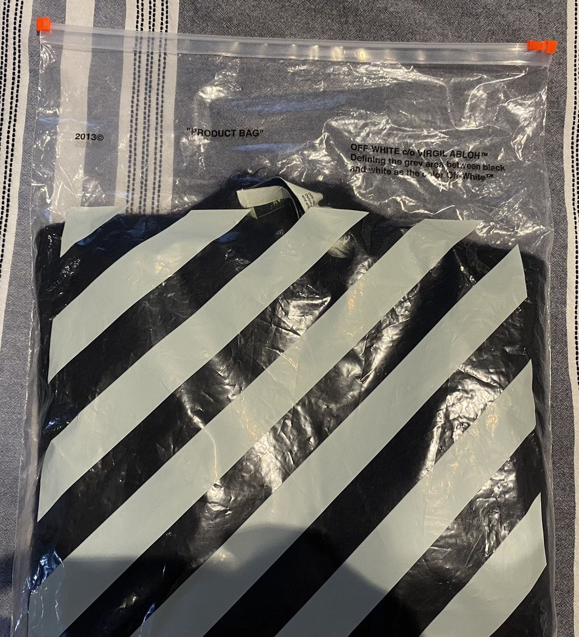 Off-White Black Mohair Diag Sweater (Off-White) Size US S / EU 44-46 / 1 - 14 Thumbnail