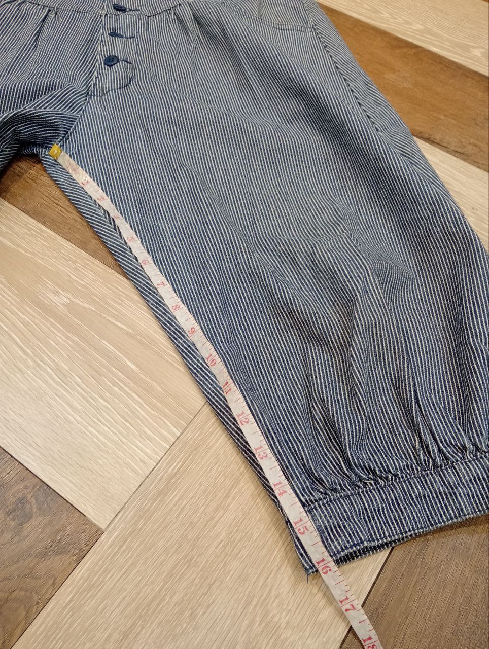 Issey Miyake NE-NET ISSEY MIYAKE HICKORY DENIM BALLOON PANTS - SIZE 2 Size US 30 / EU 46 - 13 Thumbnail