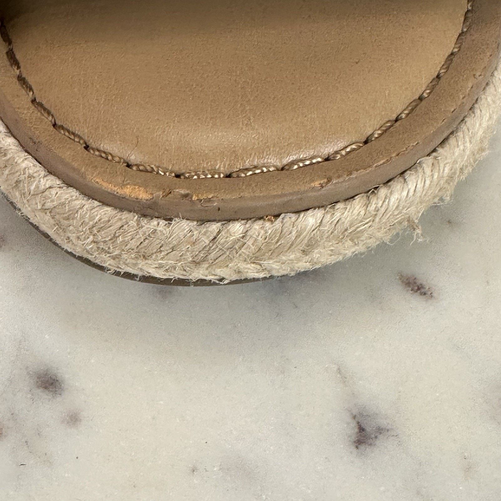 Franco Sarto Franco Sarto Julien Cork Wedge Taupe Espadrilles Size-8.5M Size US 8.5 / IT 38.5 - 15 Thumbnail