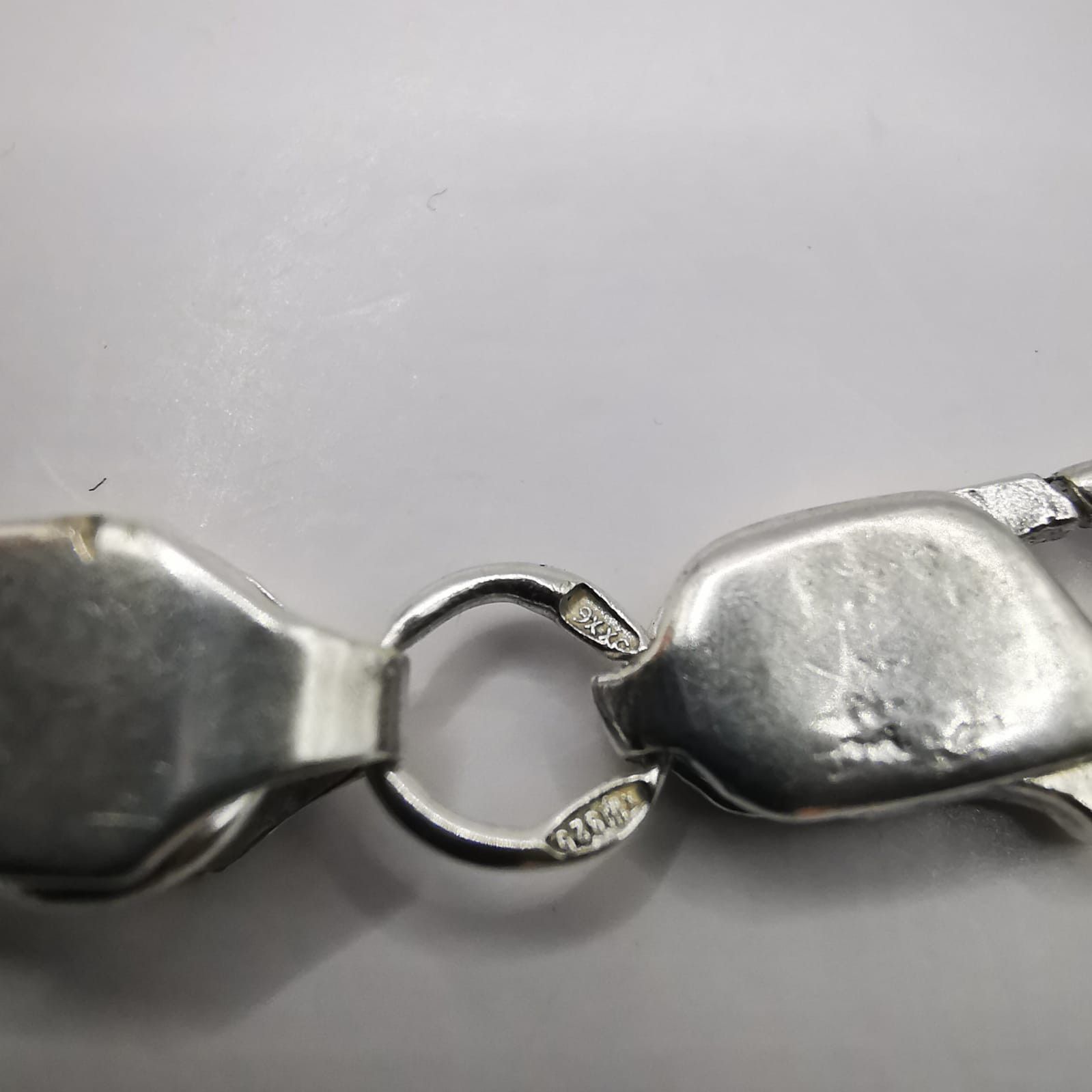 Sterling Silver Vintage Jewelry Chain, 925 Sterling Silver, Signed 37,47g Size ONE SIZE - 3 Thumbnail