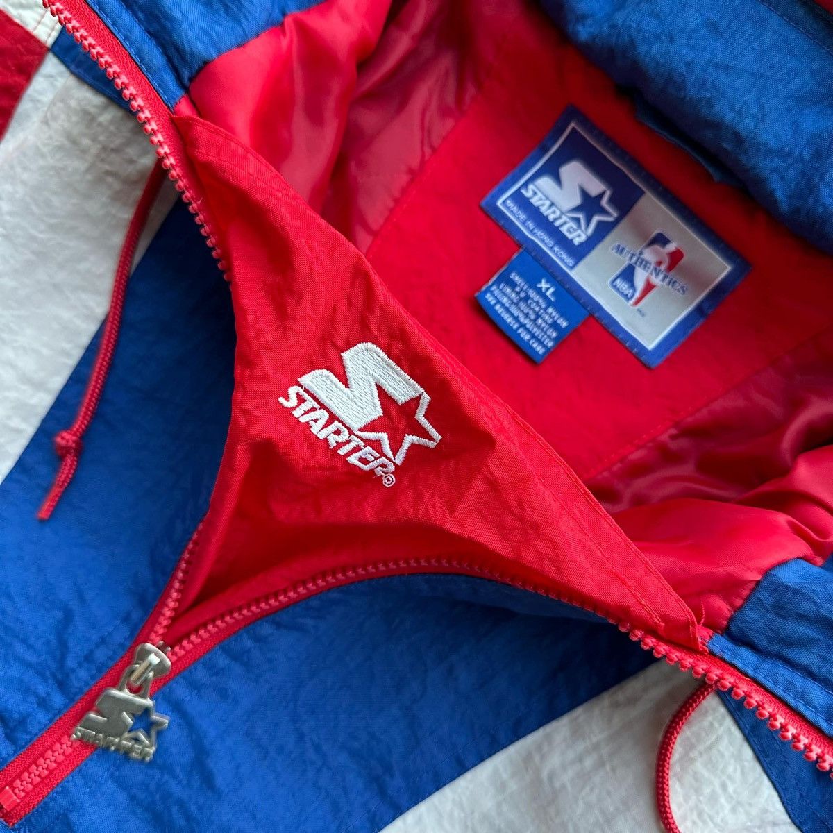 Starter Vintage 90s NBA Philadelphia 76ers Sixers Starter Pullover Size US XL / EU 56 / 4 - 6 Thumbnail