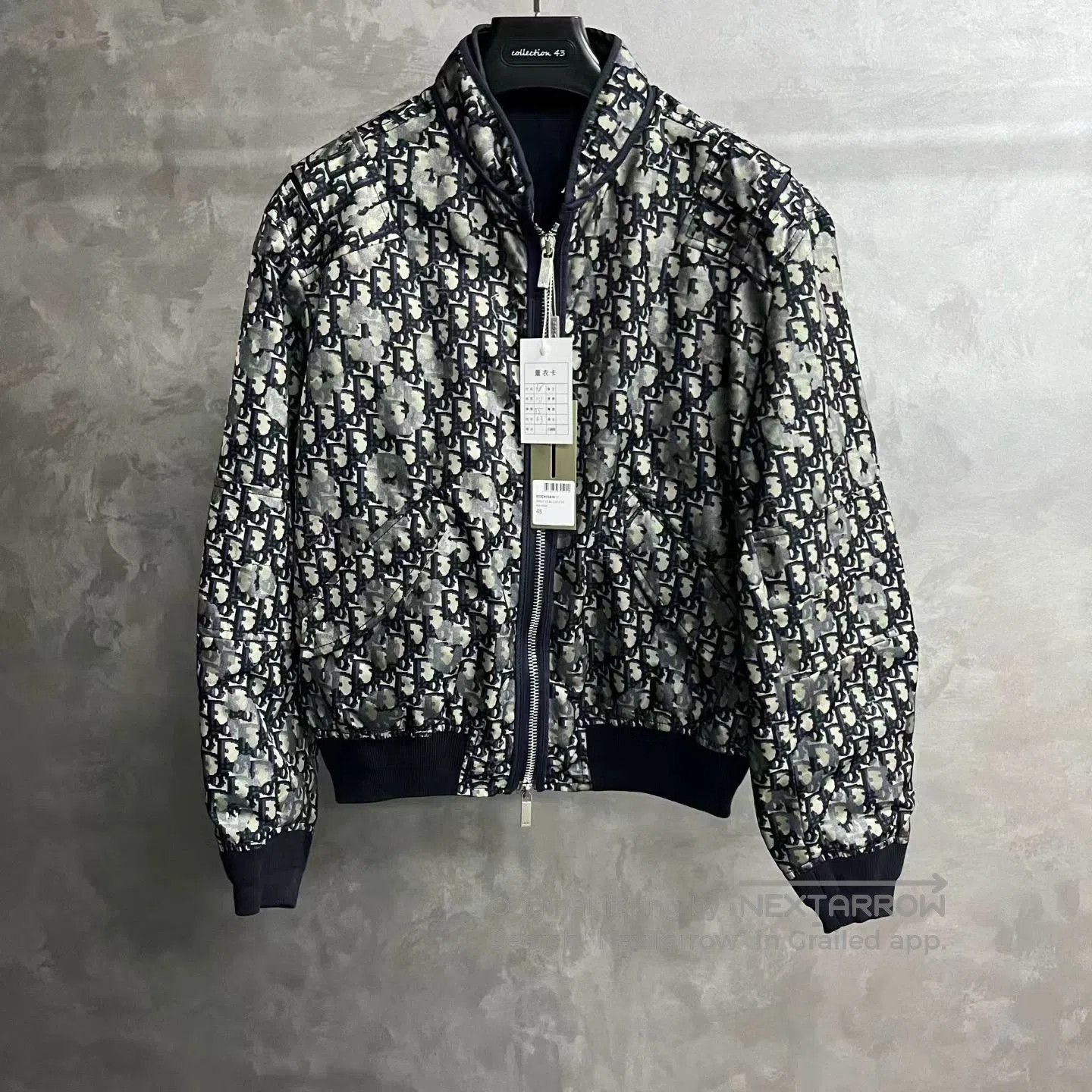 Dior Dior Blue Monogram Zip Long Jacket. Size US M / EU 48-50 / 2 - 1 Thumbnail