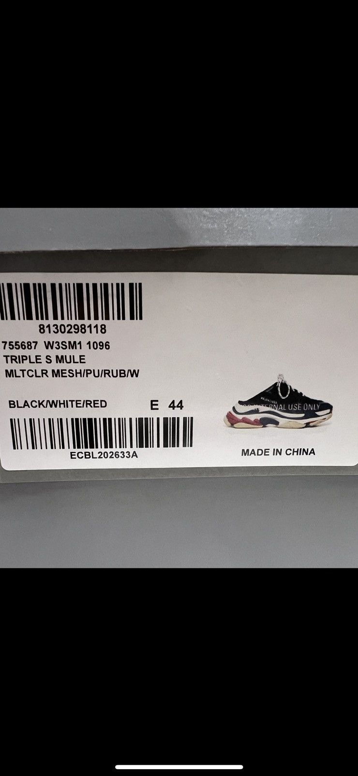 Balenciaga Balenciaga OG 2017 Edition Triple S Mules Size US 11 / EU 44 - 11 Thumbnail
