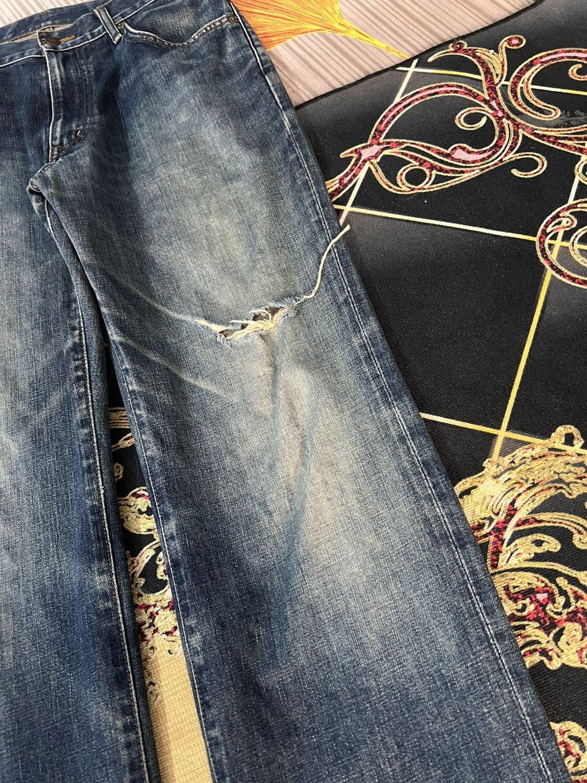 Edwin VINTAGE EDWIN 503 DISTRESSED JEANS Size US 30 / EU 46 - 7 Thumbnail