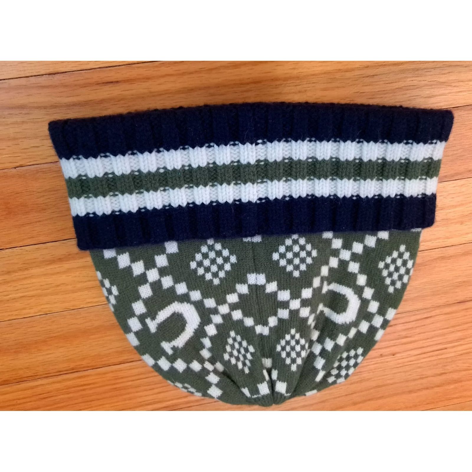 Coach VINTAGE coach Hat Adjustable Woman NWT Winter Wool Knit Green Size ONE SIZE - 4 Thumbnail