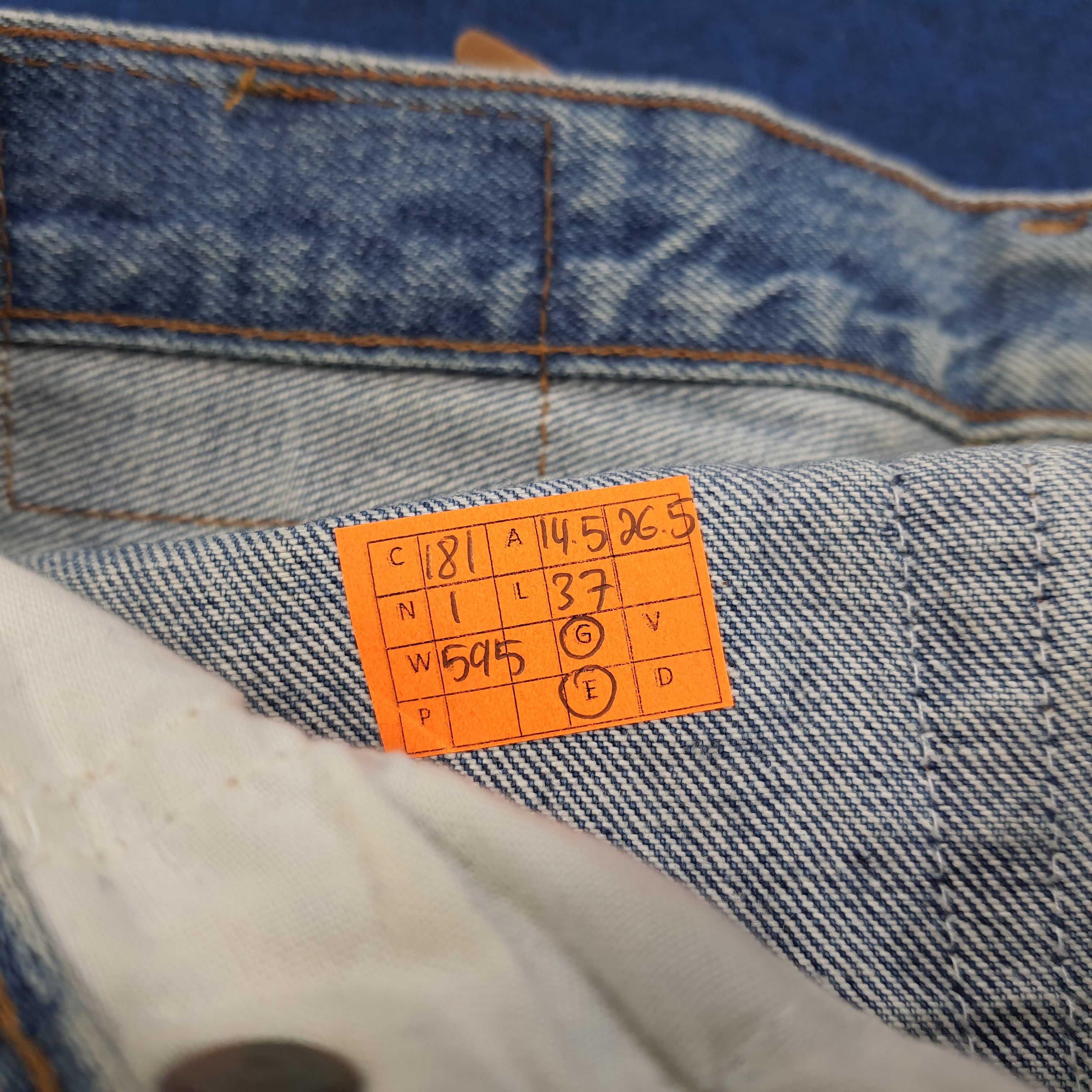Levi's × Levi's Vintage Clothing × Vintage Vintage Levi's Straight Cut Distressed Denim Jeans Size US 29 - 12 Thumbnail