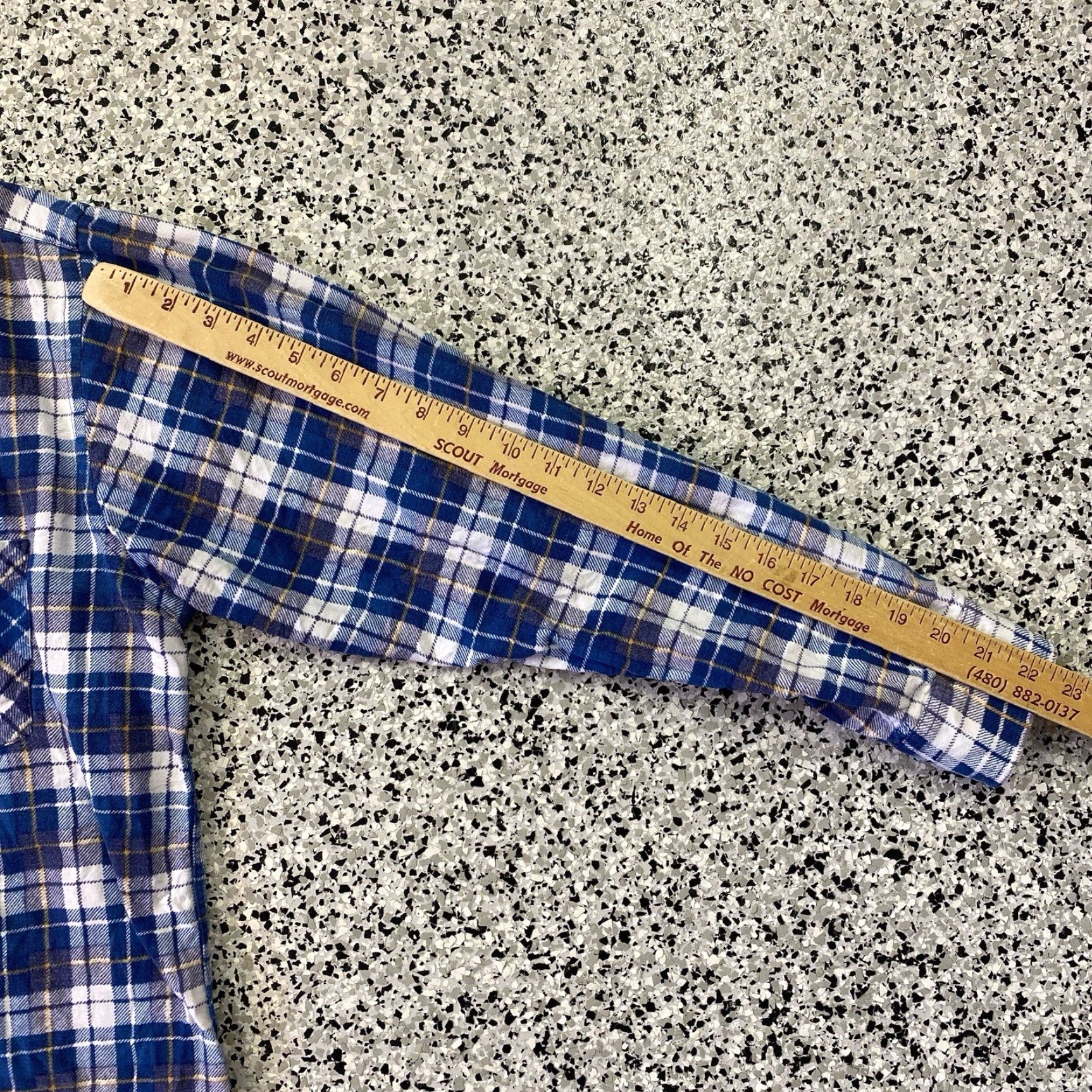 Dickies VINTAGE Dickies Flannel Shirt Men’s Large Button Up Blue Plaid Casual 90s Size US L / EU 52-54 / 3 - 4 Thumbnail