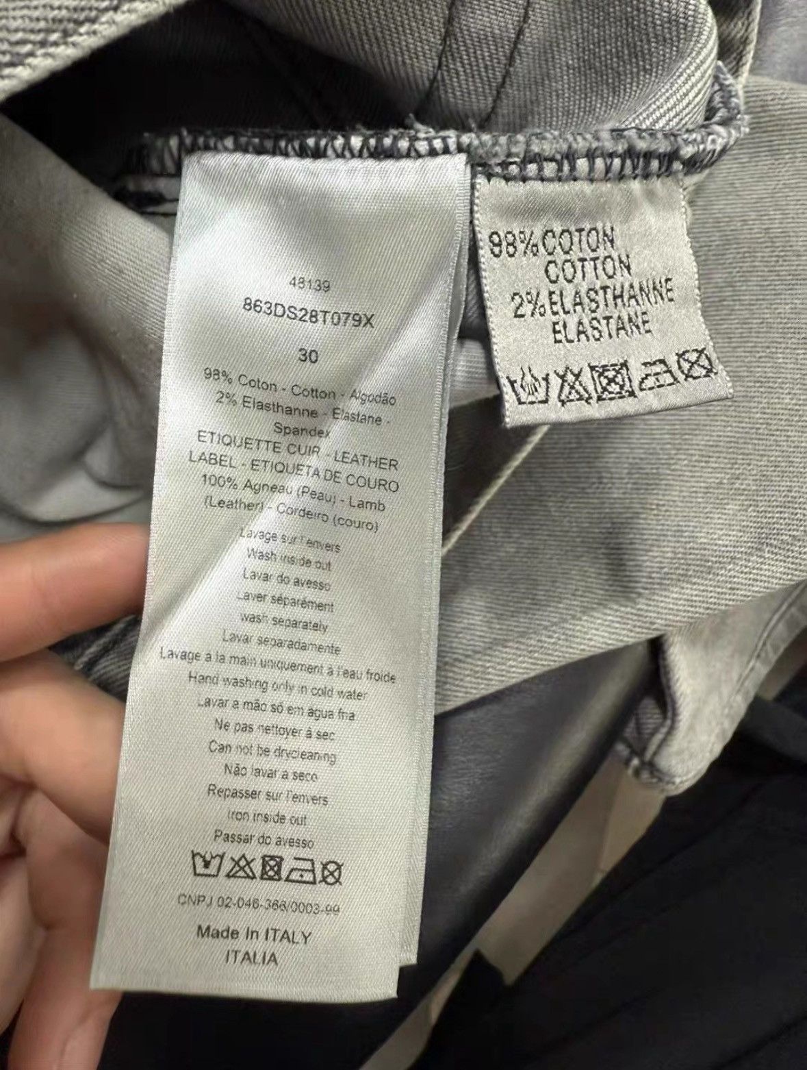 Dior Dior homme slim 175 jeans Size US 30 / EU 46 - 8 Thumbnail