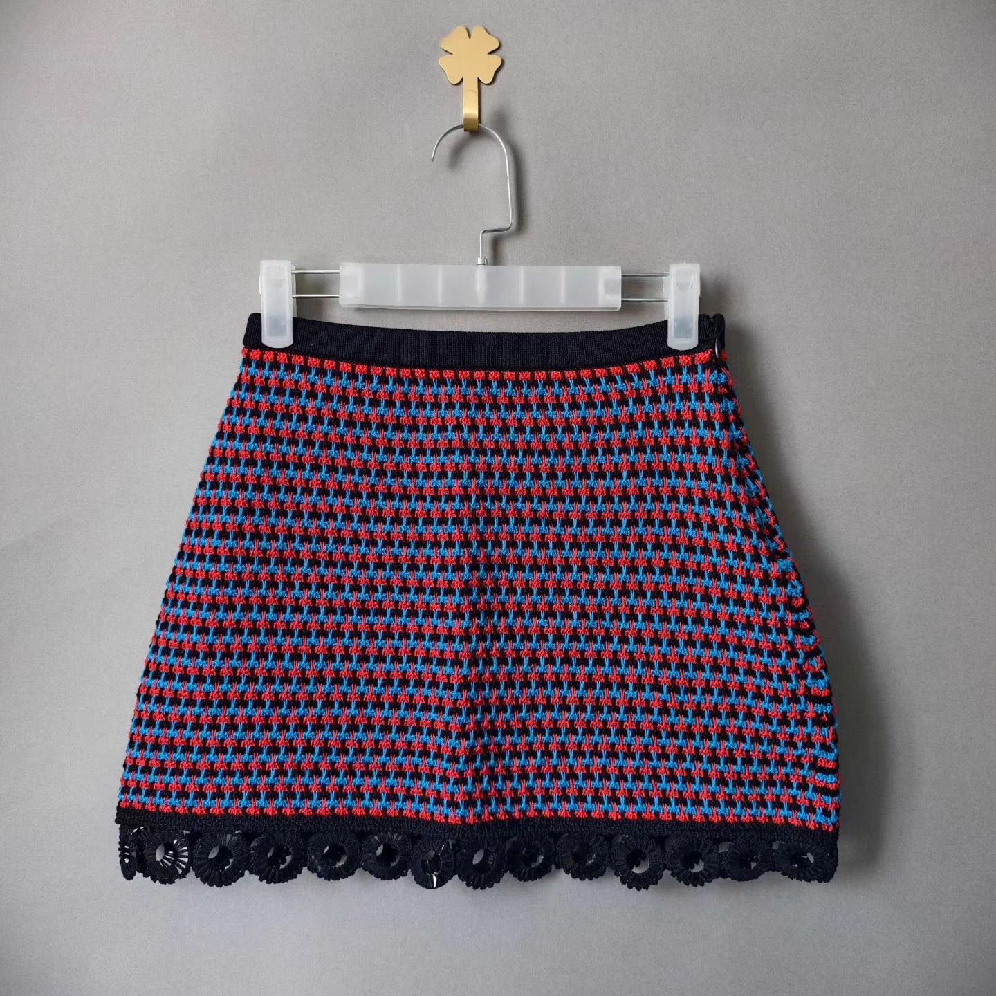 Miu Miu MIU MIU Purple Woven Skirt Size 26" / US 2 / IT 38 - 1 Thumbnail