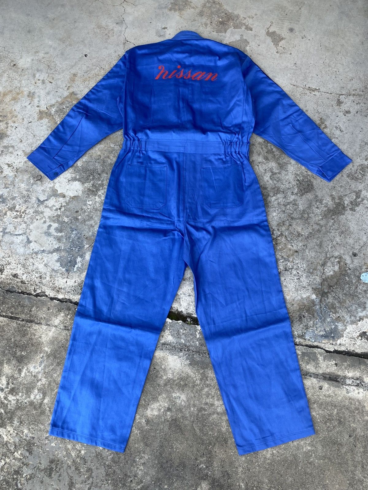 Other Vintage Nissan Mechanic Coveralls – Blue Workwear Jumpsuit Size US 35 - 1 Thumbnail