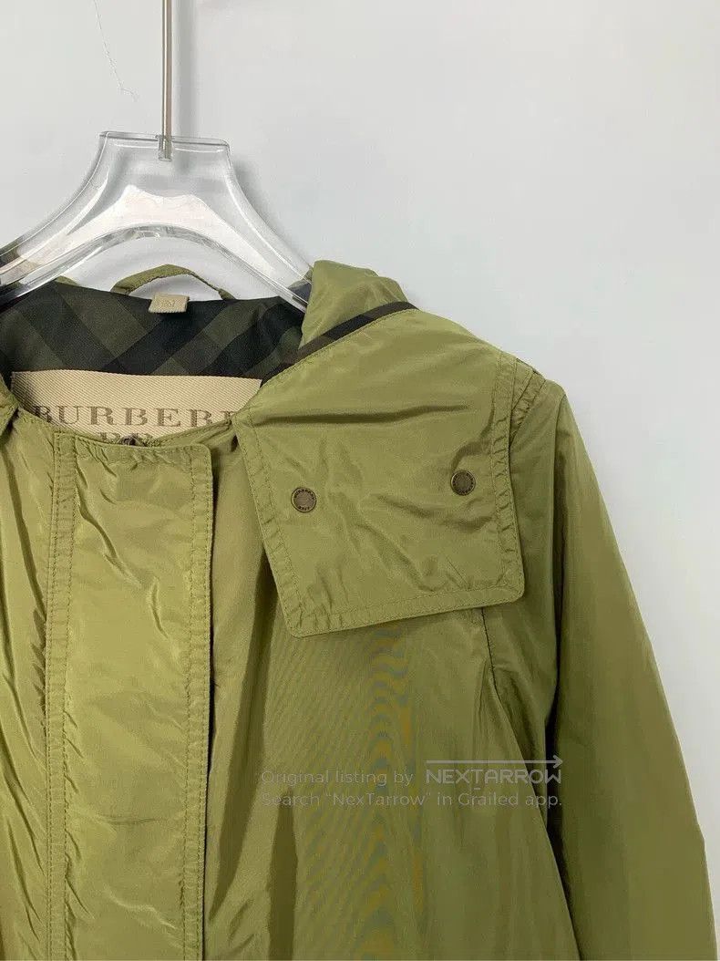 Burberry Burberry Green Hooded Jacket Coat. Size US XS / EU 42 / 0 - 3 Thumbnail