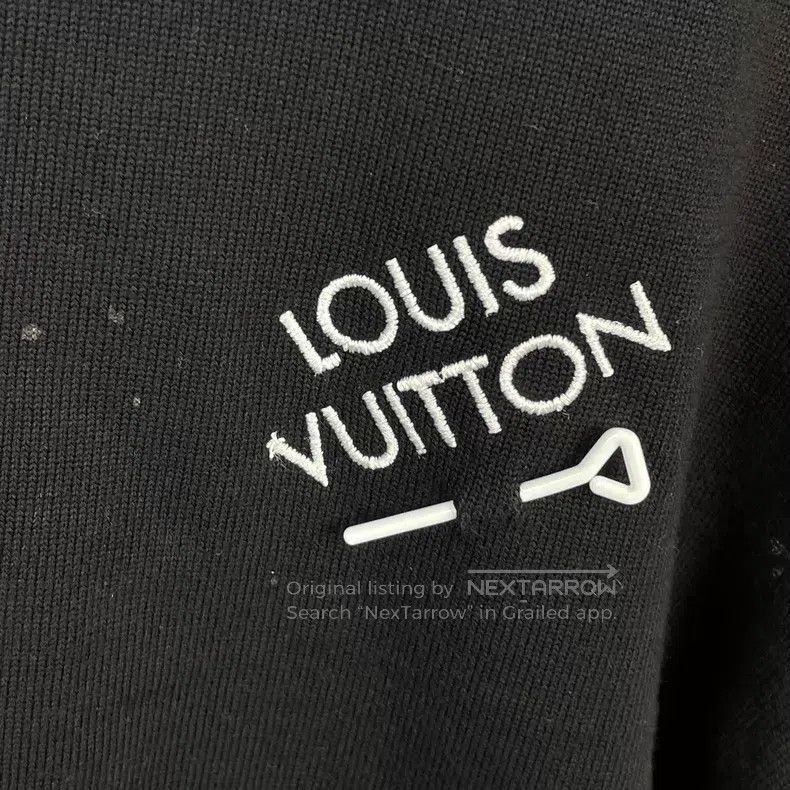 Louis Vuitton Louis Vuitton Black and white knitted short sleeve Size US M / EU 48-50 / 2 - 2 Thumbnail