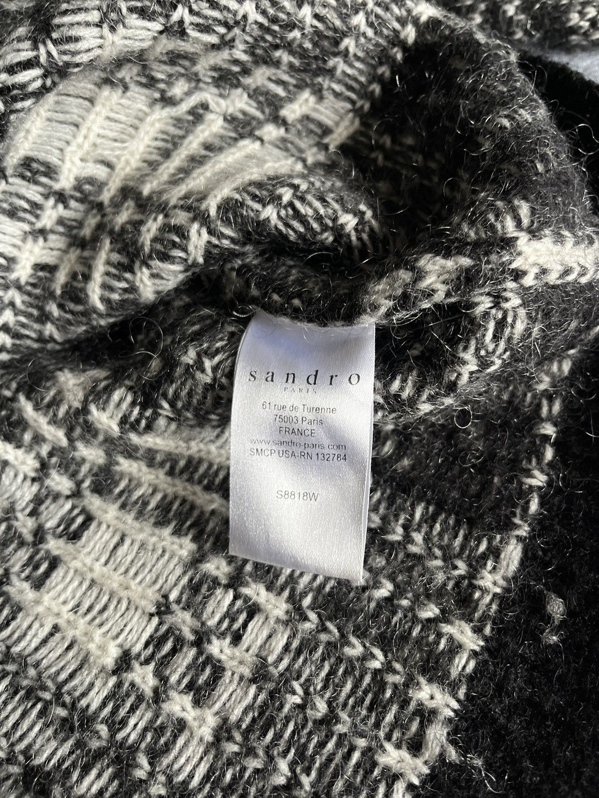Sandro Sandro mohair crewneck sweater Size US L / EU 52-54 / 3 - 6 Thumbnail