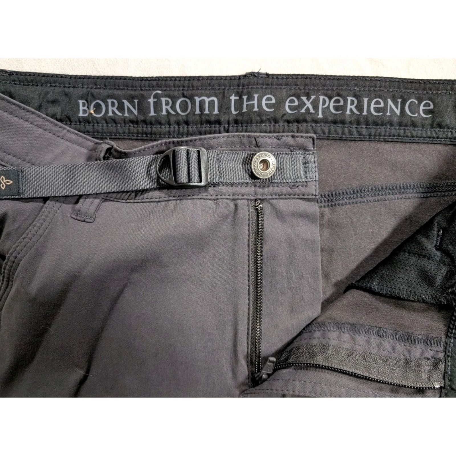 Prana prAna Zion Pants Men Regular 32x32 Gray Belted Cargo Roll Up Outdoor Hiking Pants Cargo Size US 32 / EU 48 - 6 Thumbnail
