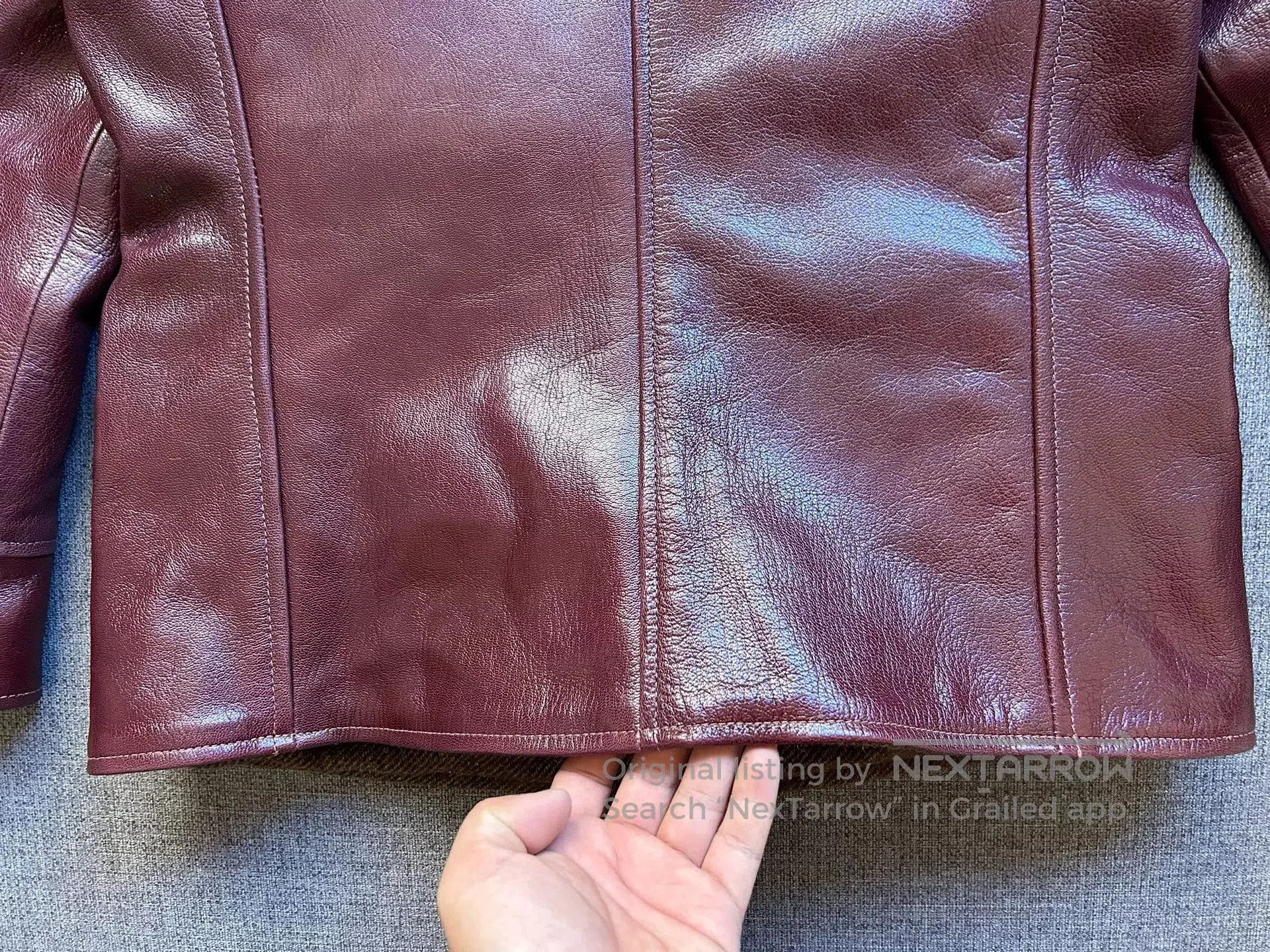 Freewheelers freewheelers leather jacket in burgundy. Size US S / EU 44-46 / 1 - 6 Thumbnail