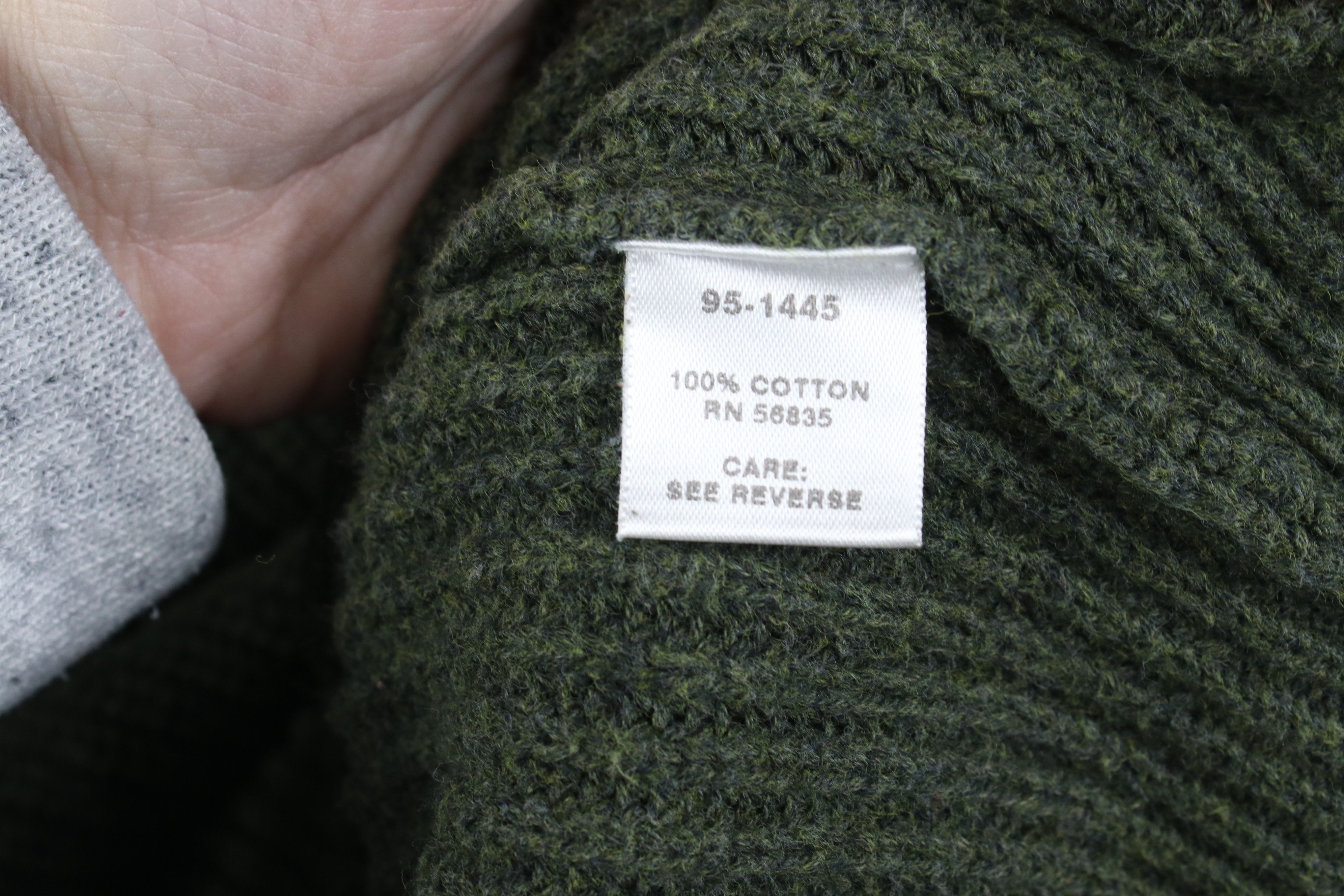 Cabelas Vintage Cabelas Knit Elbow Patch Shooting Henley Sweater Size US XL / EU 56 / 4 - 10 Thumbnail