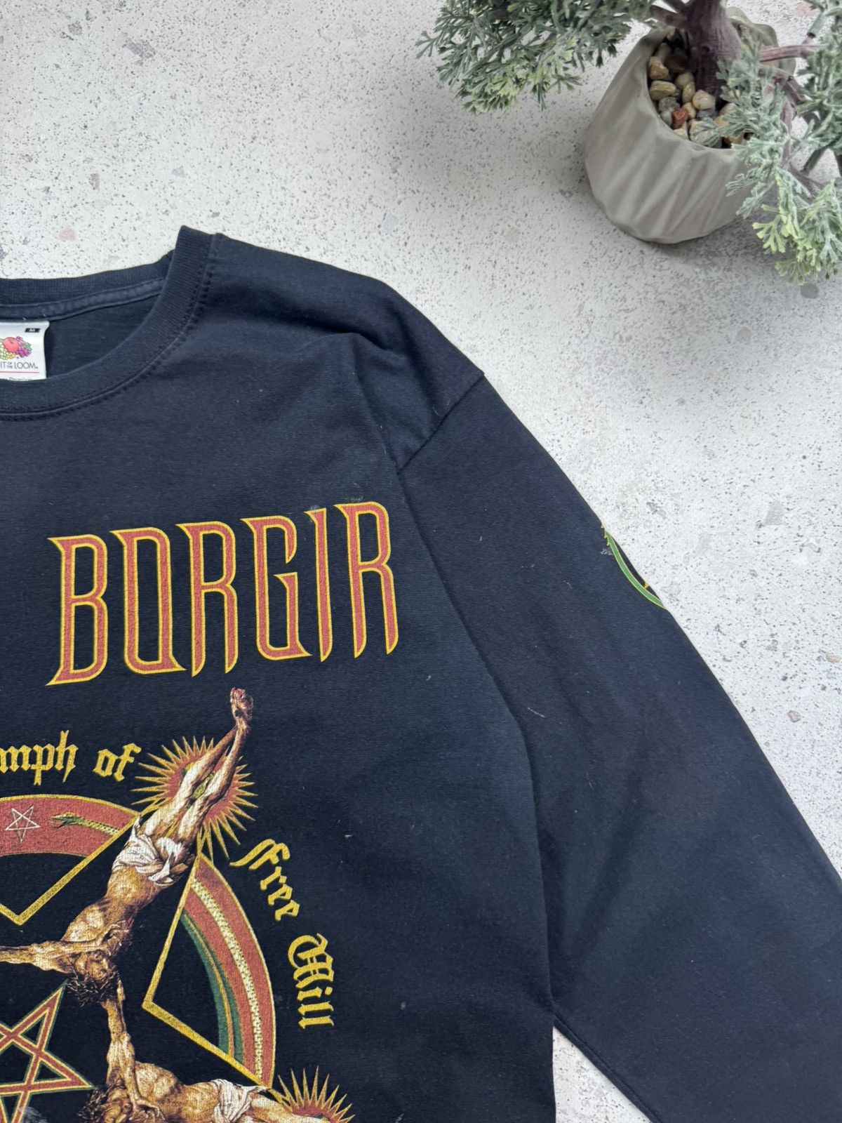 Band Tees Dimmu Borgir long sleeve double sided In Sorte Diaboli Size US M / EU 48-50 / 2 - 6 Thumbnail