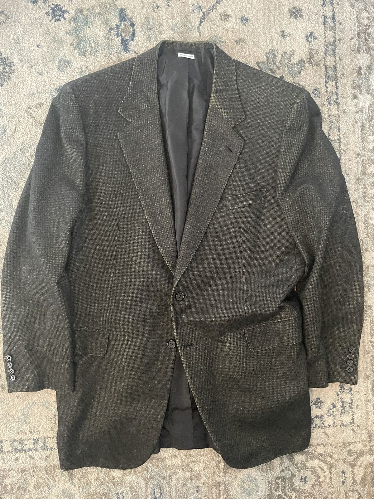Brioni Cashmere & Silk Traiano Hopsack Jacket Size 46L - 1 Thumbnail