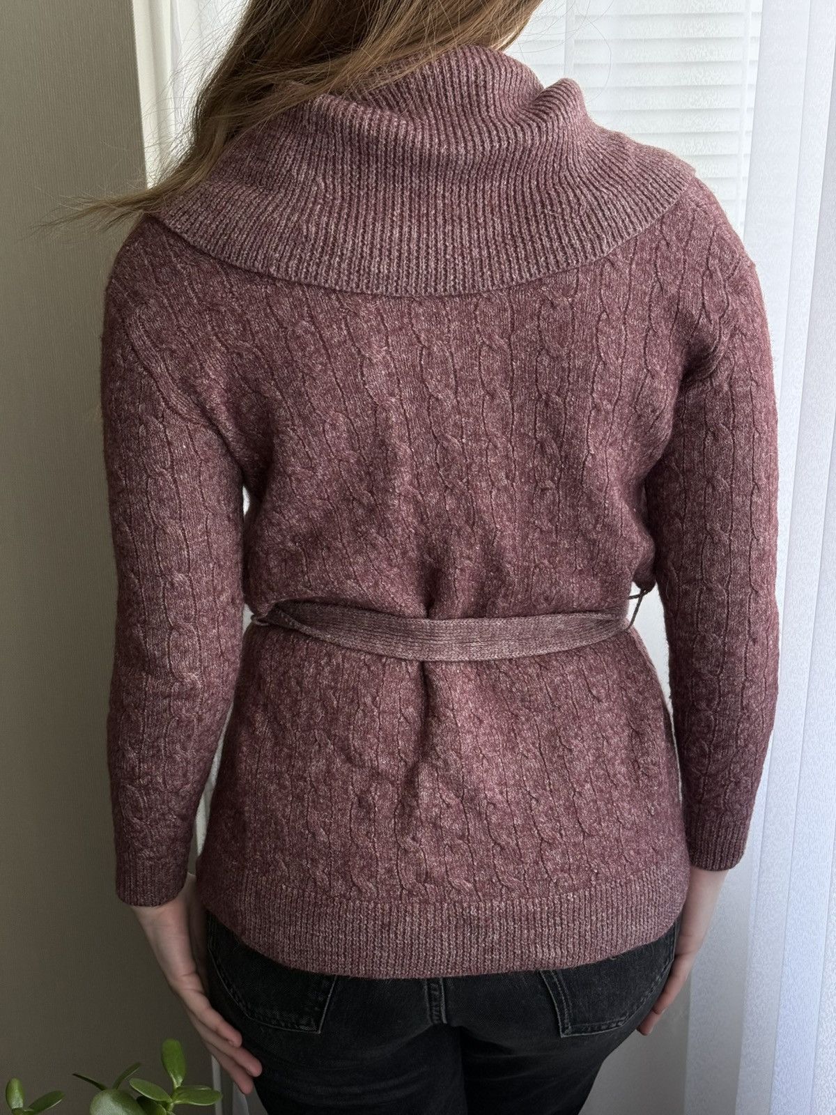 Ralph Lauren Ralph Lauren Cardigan Knitted Belted Linen Alpaca Size S / US 4 / IT 40 - 4 Thumbnail