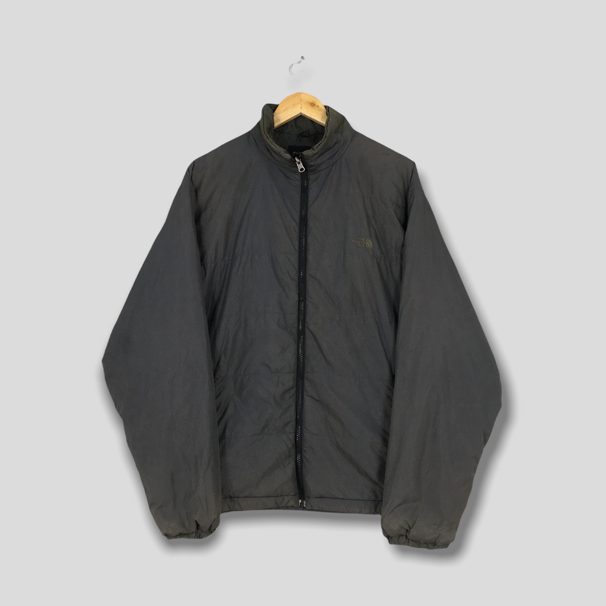 The North Face Vintage The North Face Gray Windbreaker Jacket XLarge Size US XL / EU 56 / 4 - 1 Thumbnail