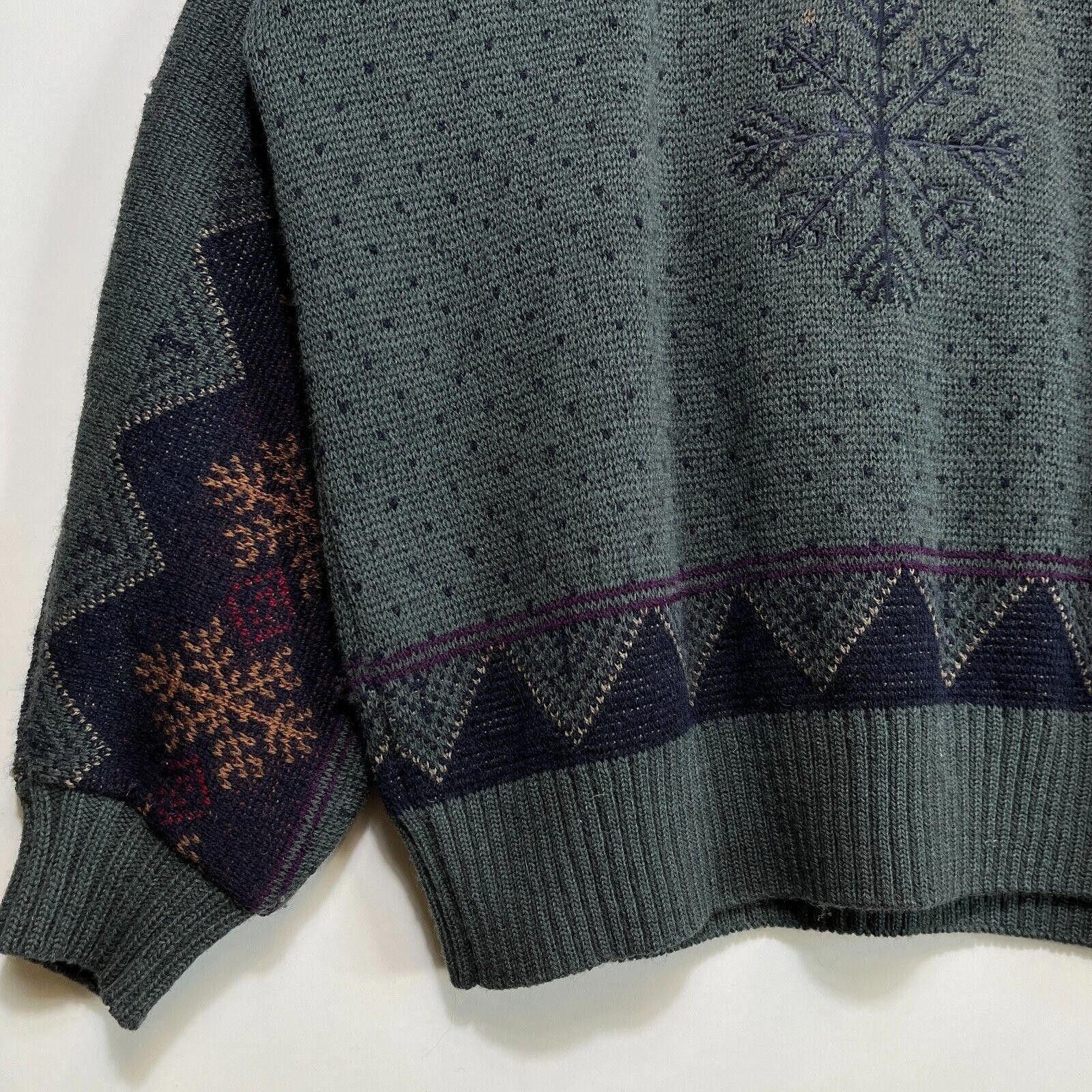Pendleton × Vintage Vintage 90s Pendleton Wool Knitted Sweater L Geometric Size US L / EU 52-54 / 3 - 4 Thumbnail