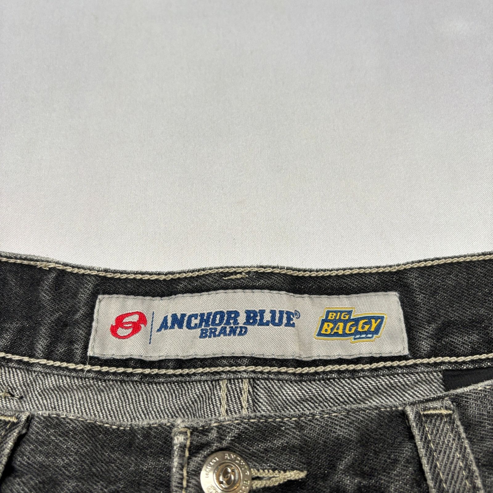 Anchor Blue × Vintage Vintage Y2K Anchor Blue Big Baggy Jeans Men's 34x30 Skater Size US 34 / EU 50 - 5 Thumbnail