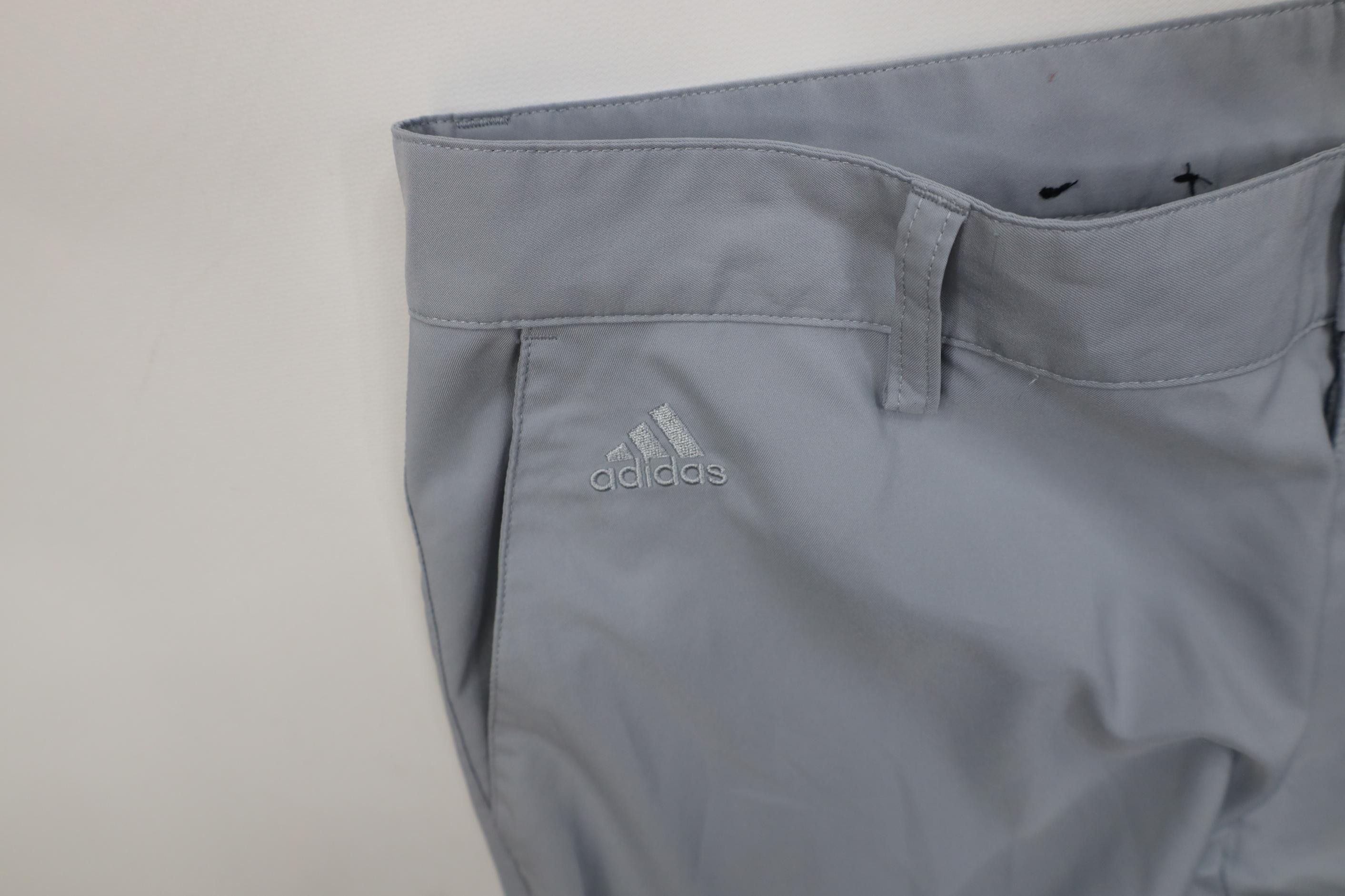 Adidas Vintage Y2K Adidas Golf Tech Knit Wide Leg Chino Pants Gray Size US 34 / EU 50 - 6 Thumbnail
