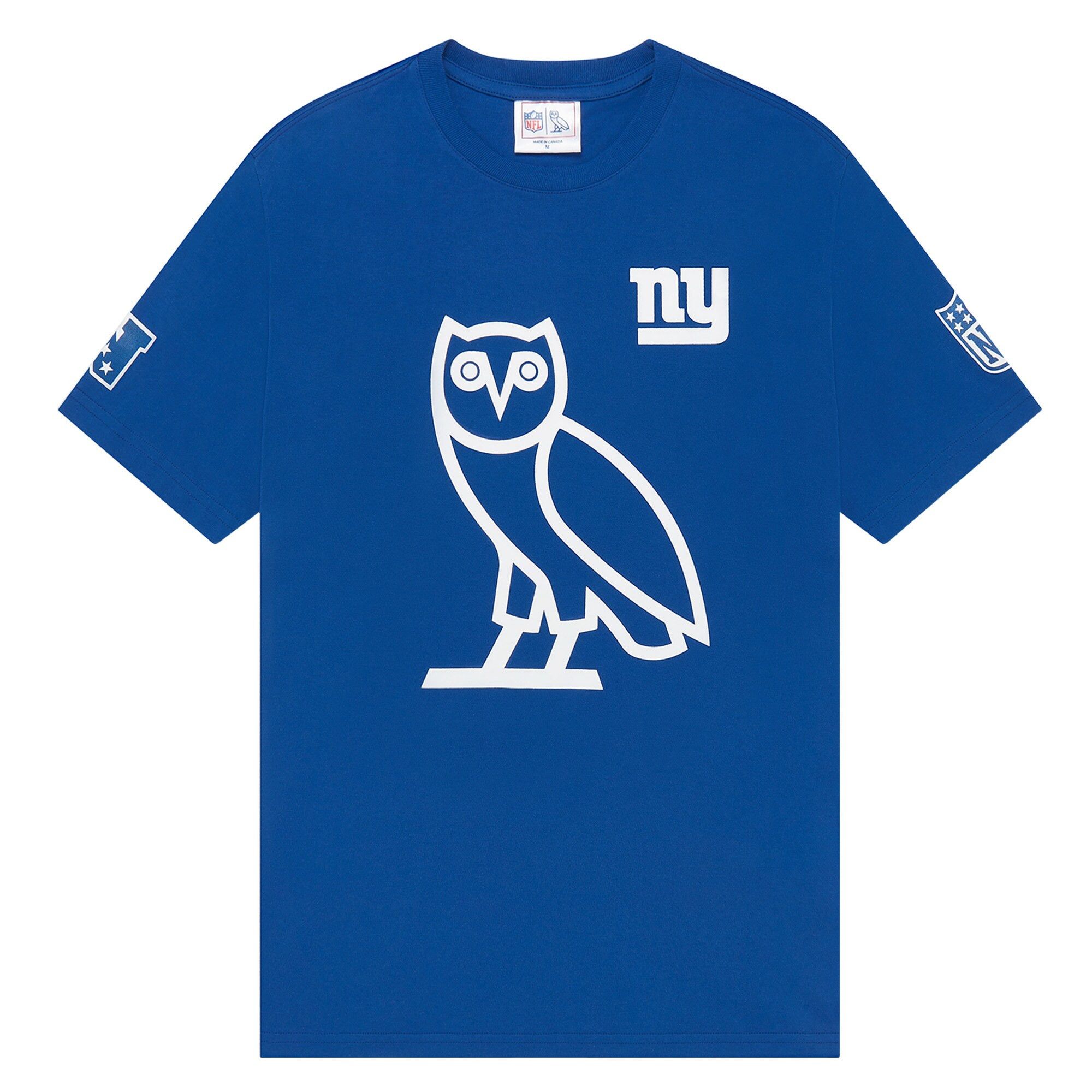 NFL × October's Very Own OVO x NFL New York Giants OG Owl T-Shirt new with tags Size US M / EU 48-50 / 2 - 3 Thumbnail