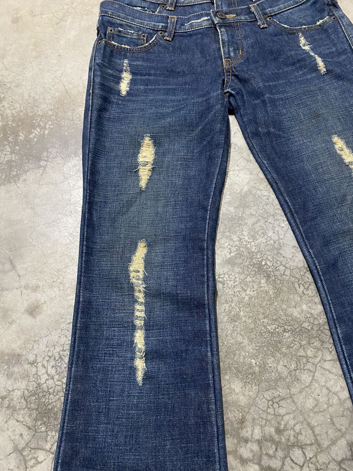 Hysteric Glamour × If Six Was Nine × PPFM Flare Jeans Japanese 5th Street Double Waist Like PPFM Punk Size US 30 / EU 46 - 4 Thumbnail