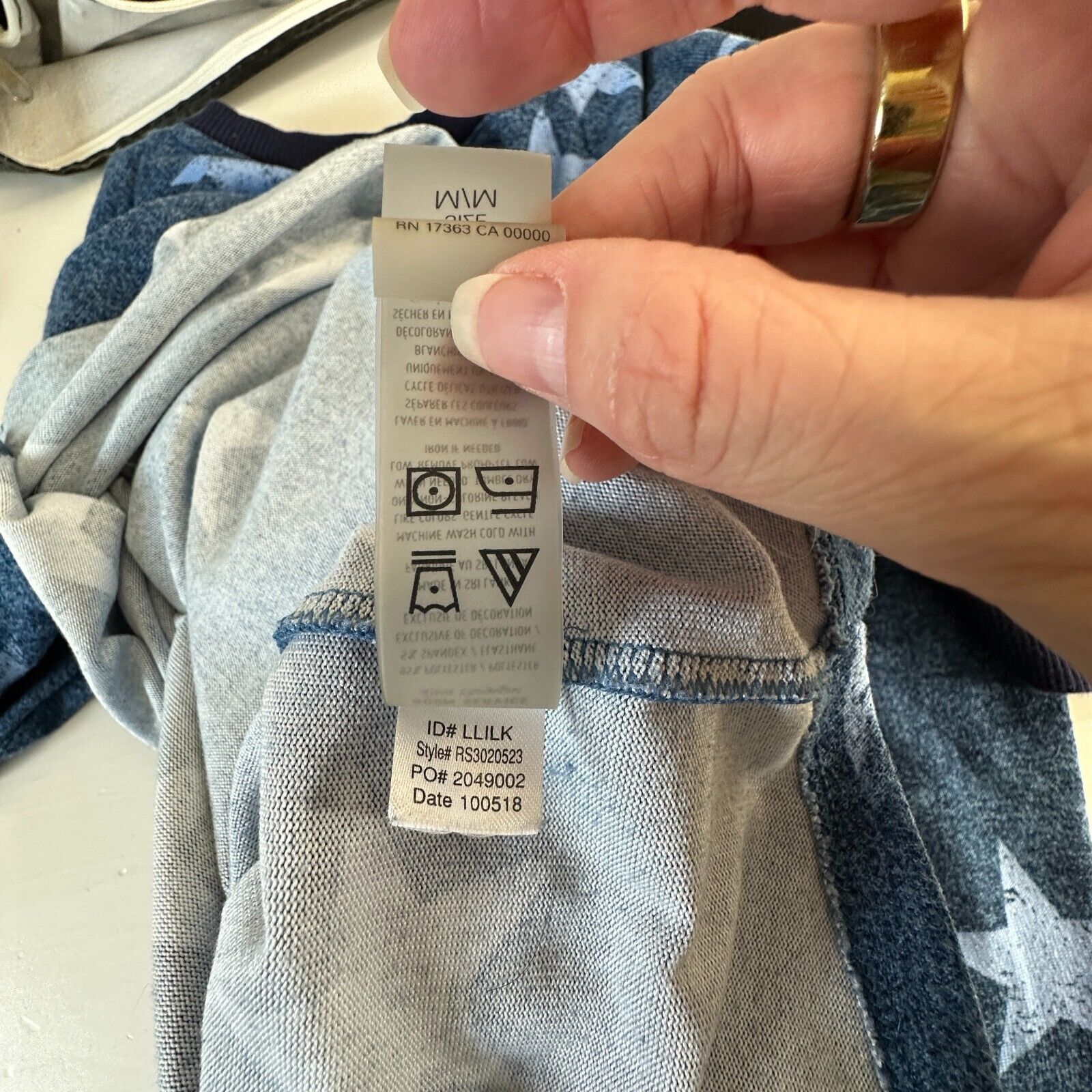 Other Room Service Blue Star 3/4 Sleeve Sweater Drawstring Jogger Size 30" / US 8 / IT 44 - 10 Thumbnail