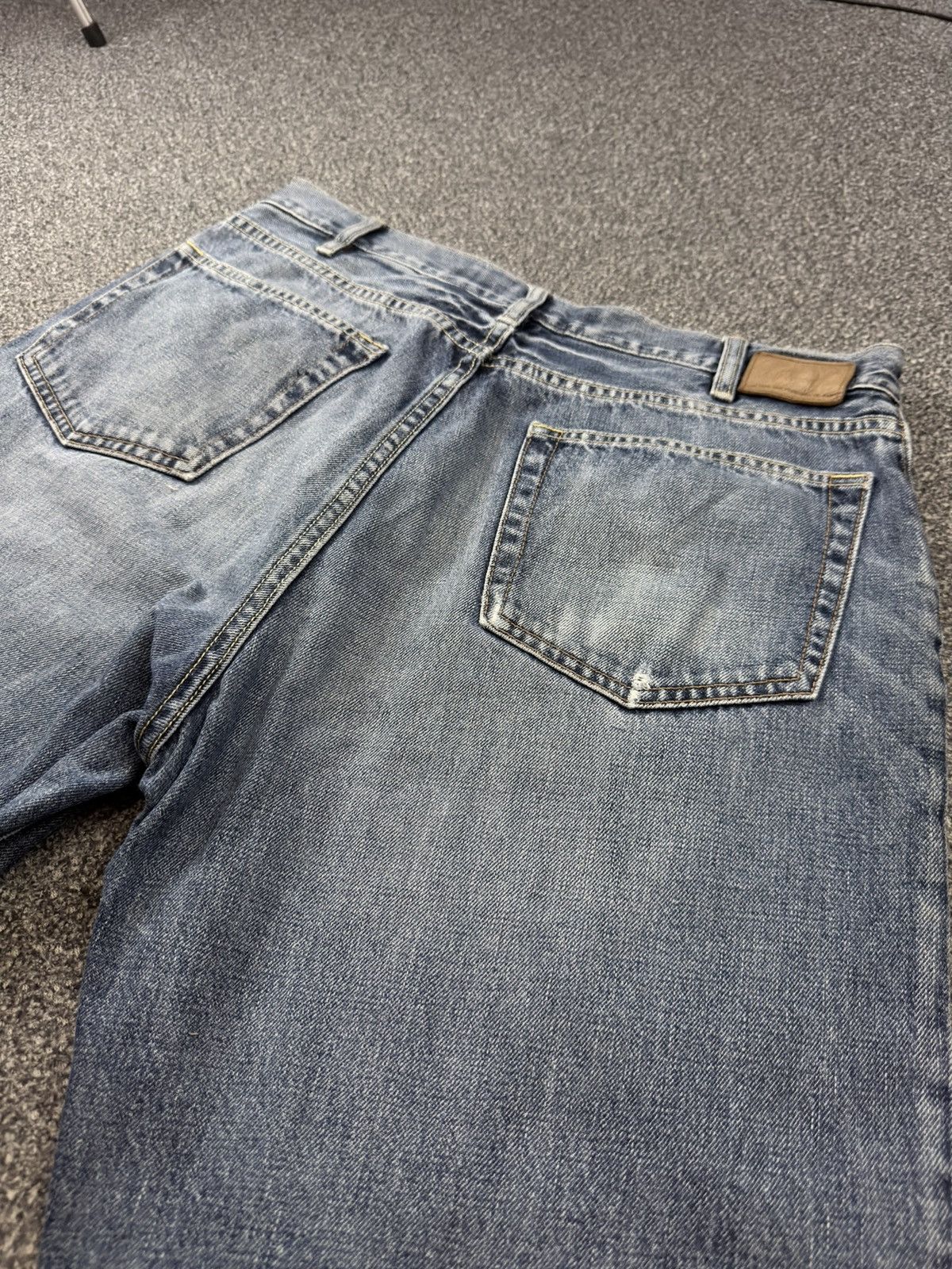 Gap Archives y2k Easy Fit Gap Age Washed Denim Wideleg Jeans Size US 36 / EU 52 - 7 Thumbnail