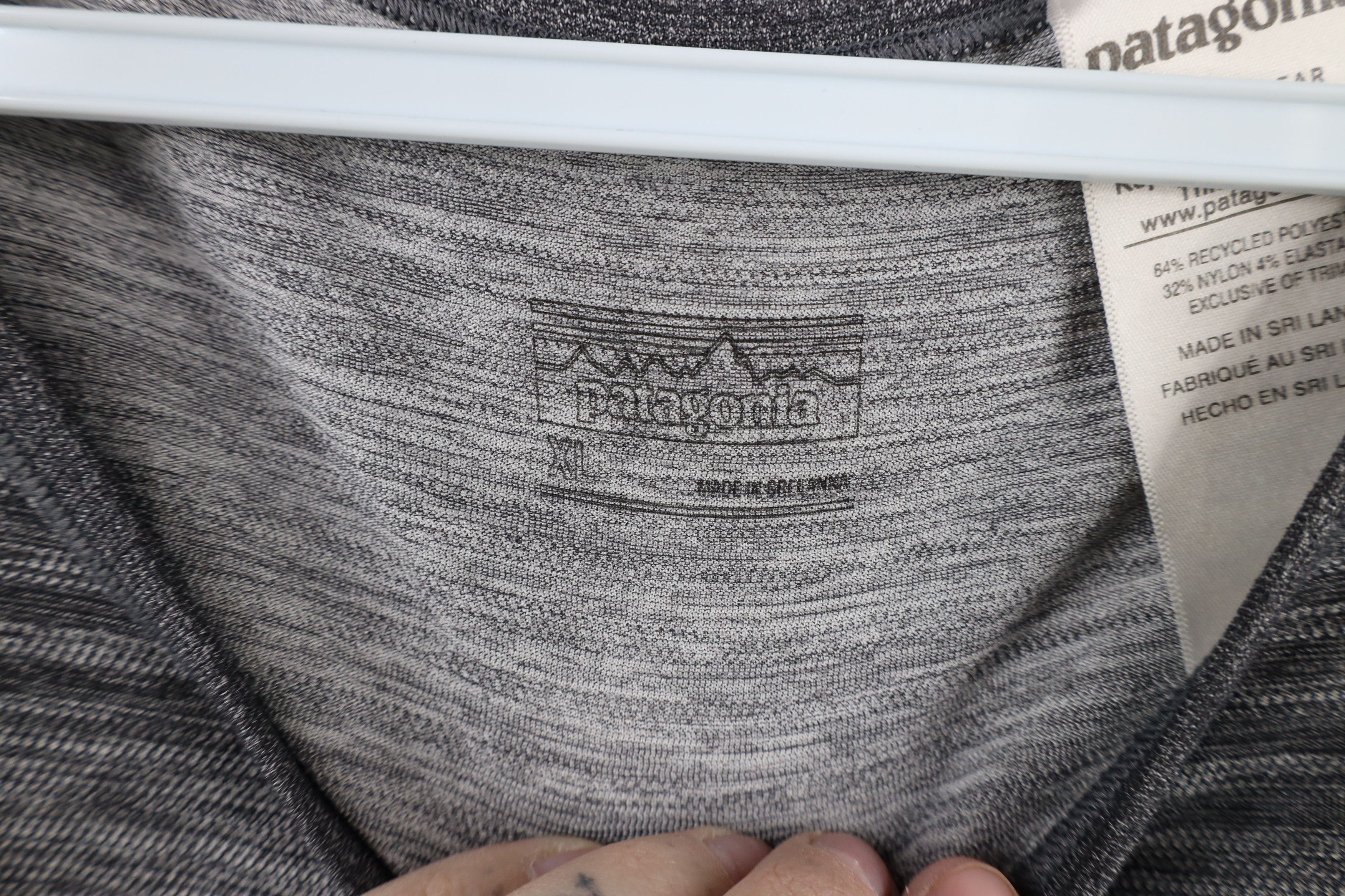 Patagonia × Vintage Patagonia Short Sleeve Running Gym Outdoor T-Shirt Gray Size XL / US 12-14 / IT 48-50 - 4 Thumbnail
