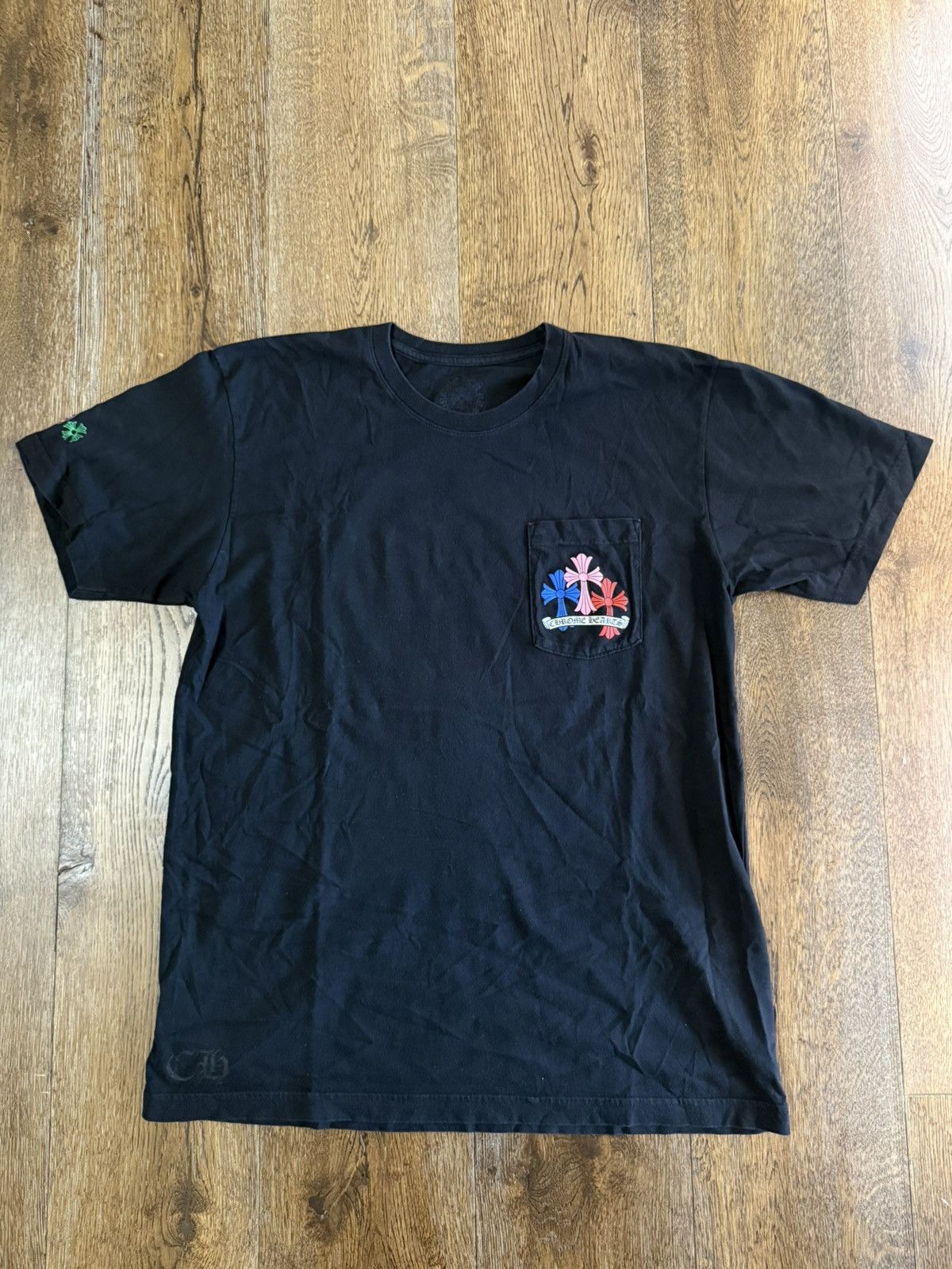Chrome Hearts Chrome hearts multicolor cemetery black t shirt Size US XL / EU 56 / 4 - 1 Thumbnail