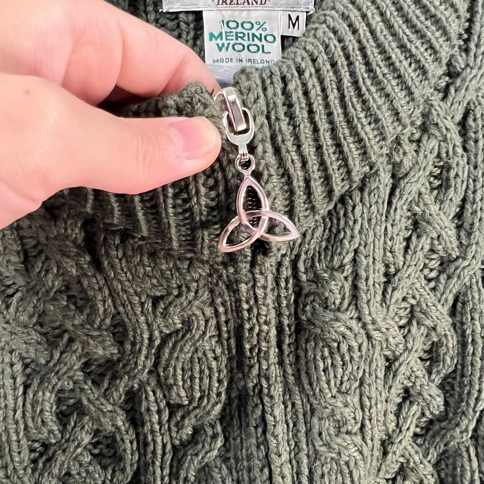 Aran Crafts Aran Craft Merino Wool Women's Sweater Size M / US 6-8 / IT 42-44 - 9 Thumbnail