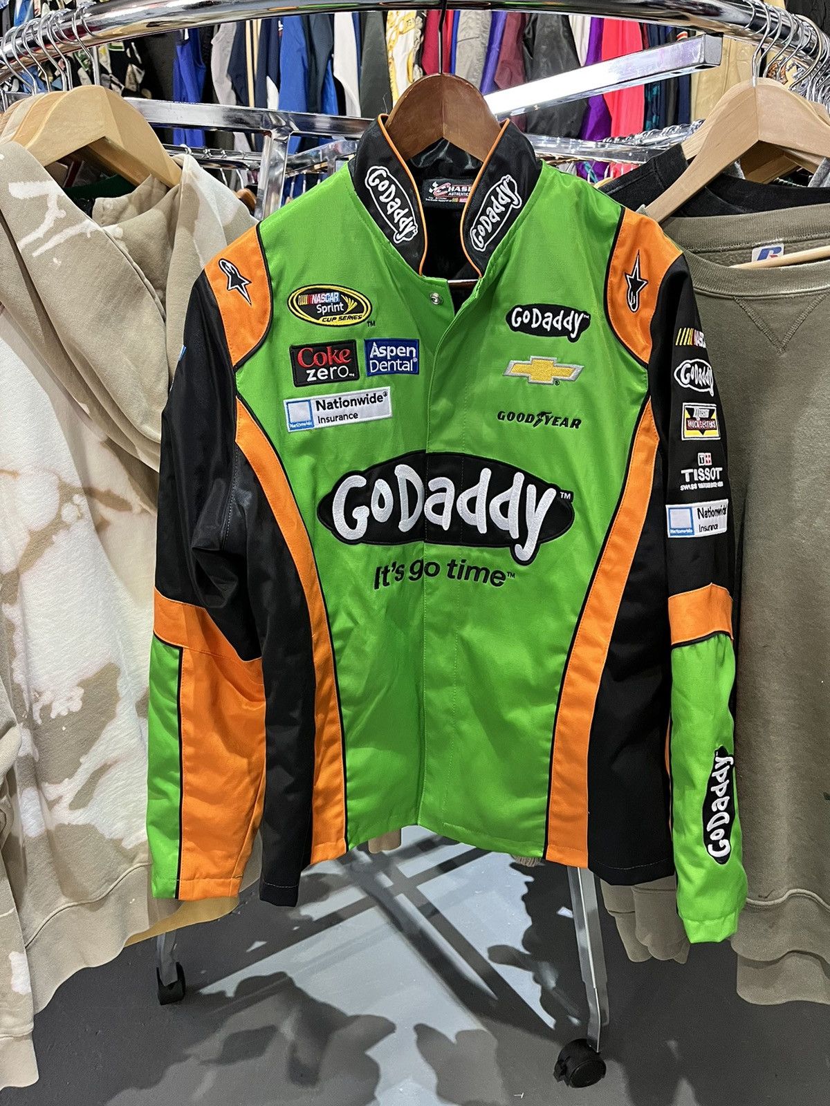 NASCAR Nascar Danica Patrick Go Daddy Chevy Racing Jacket Women’s L ...