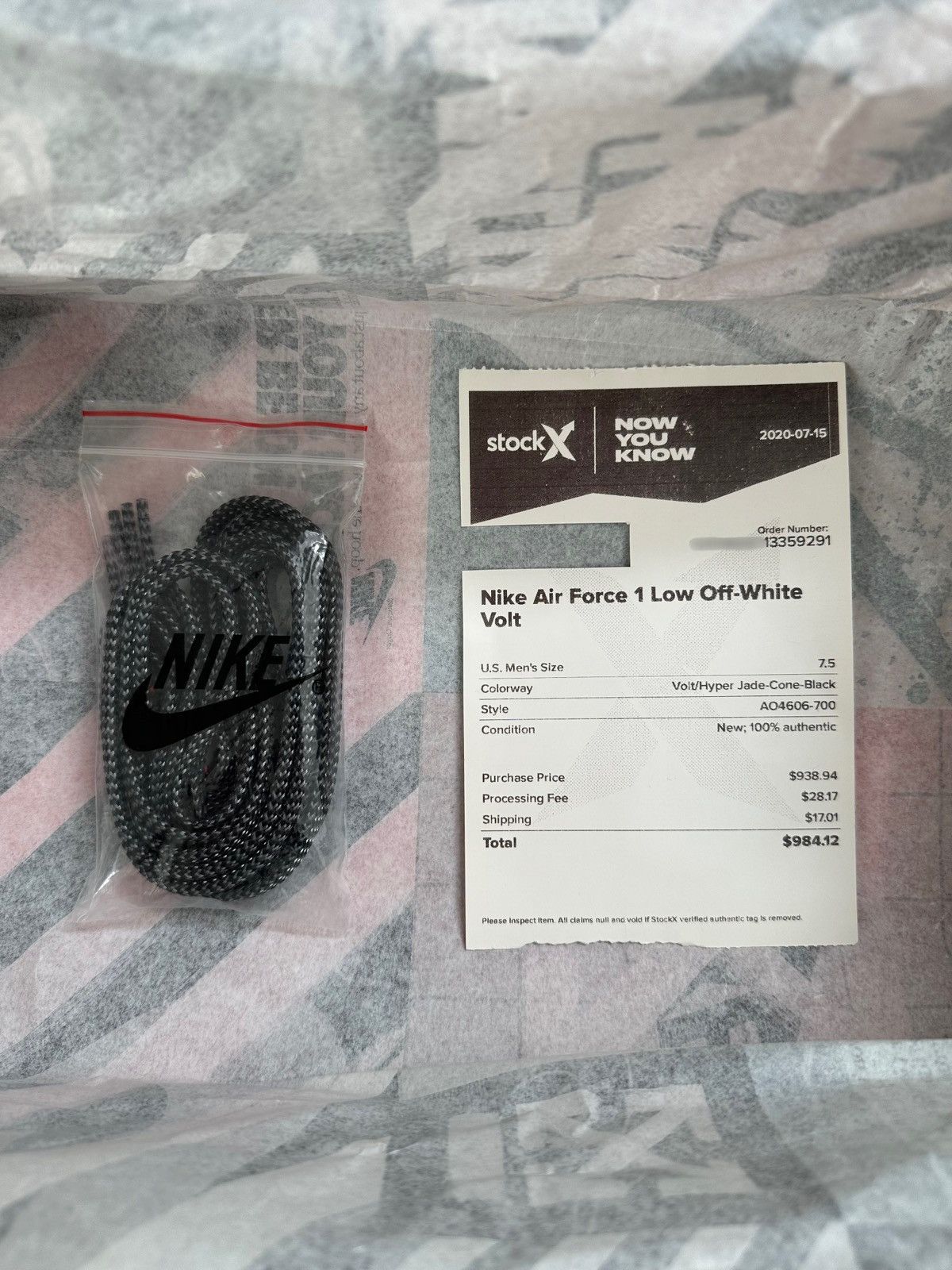 Nike × Off-White Nike Air Force 1 Low Off-White Size US 7.5 / EU 40-41 - 12 Thumbnail