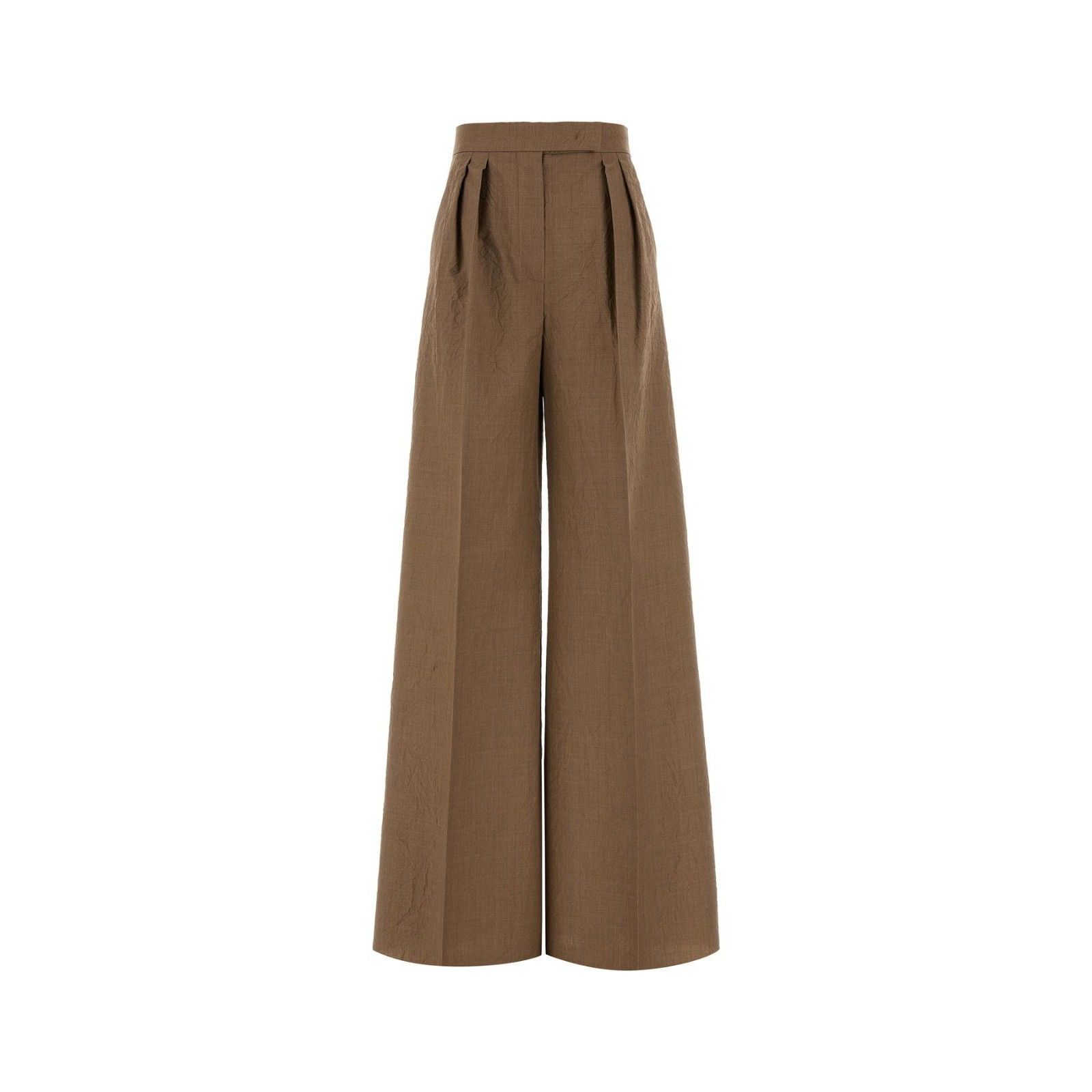 Max Mara MAX MARA Biscuit Wool Teruel Flared Leg Pant New & Authentic Size 30" / US 8 / IT 44 - 1 Thumbnail