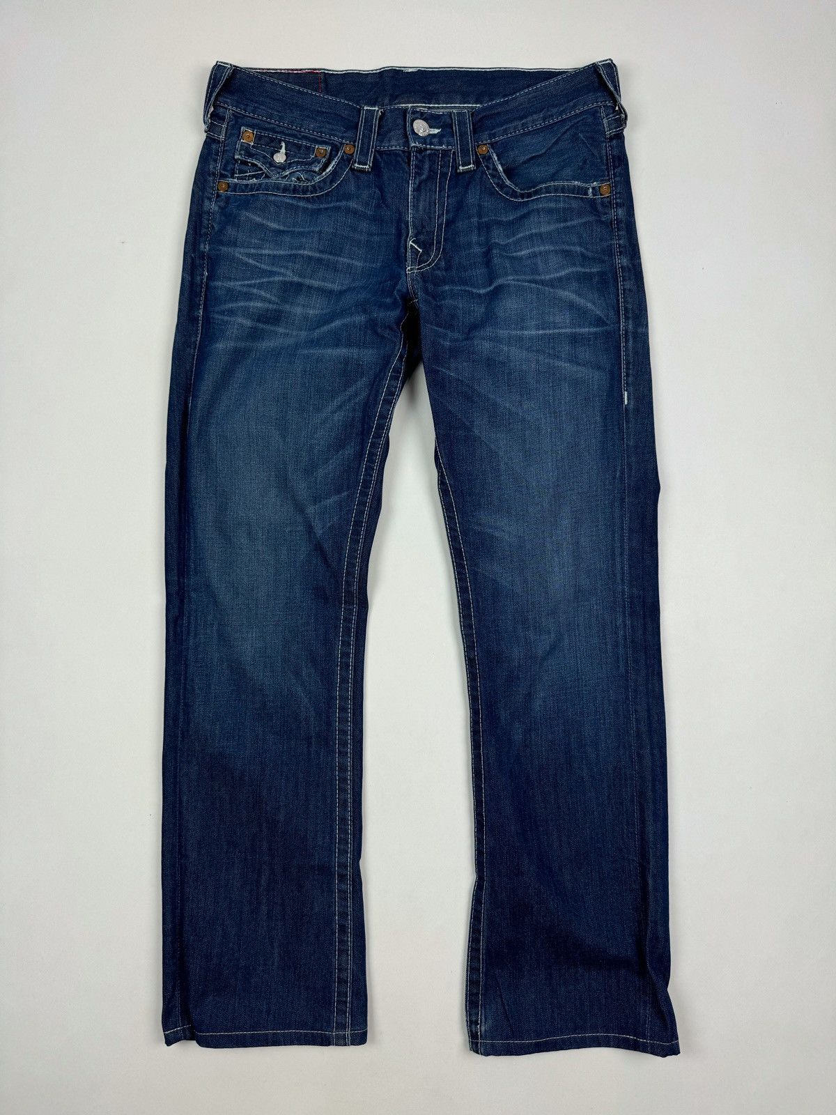 True Religion True Religion Blue Jeans Made in USA SIZE 32 Size US 32 / EU 48 - 3 Thumbnail