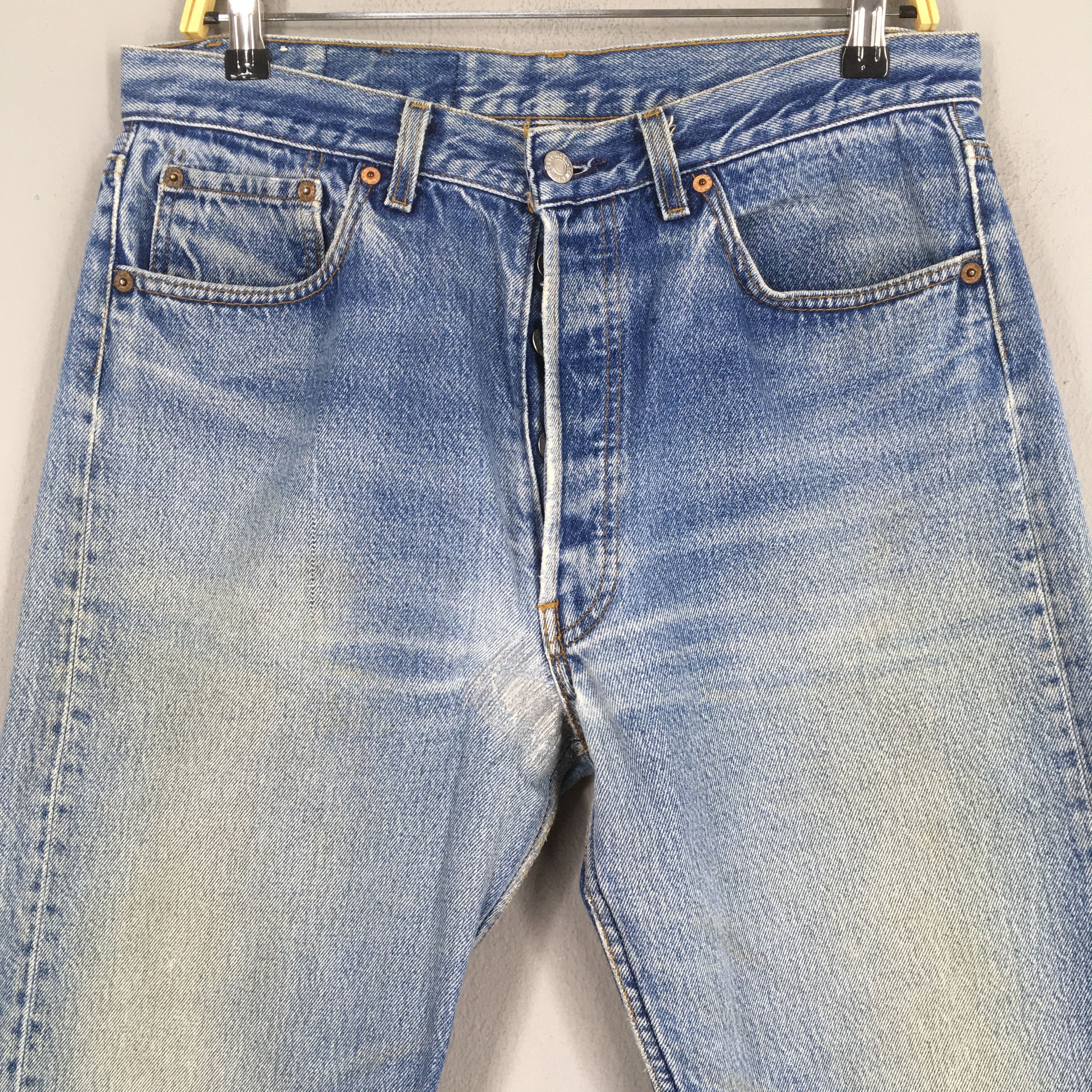 Levi's Size 32x32 Vintage 90s Levi's 501 Stonewash Jeans S1964 Size US 32 / EU 48 - 2 Thumbnail