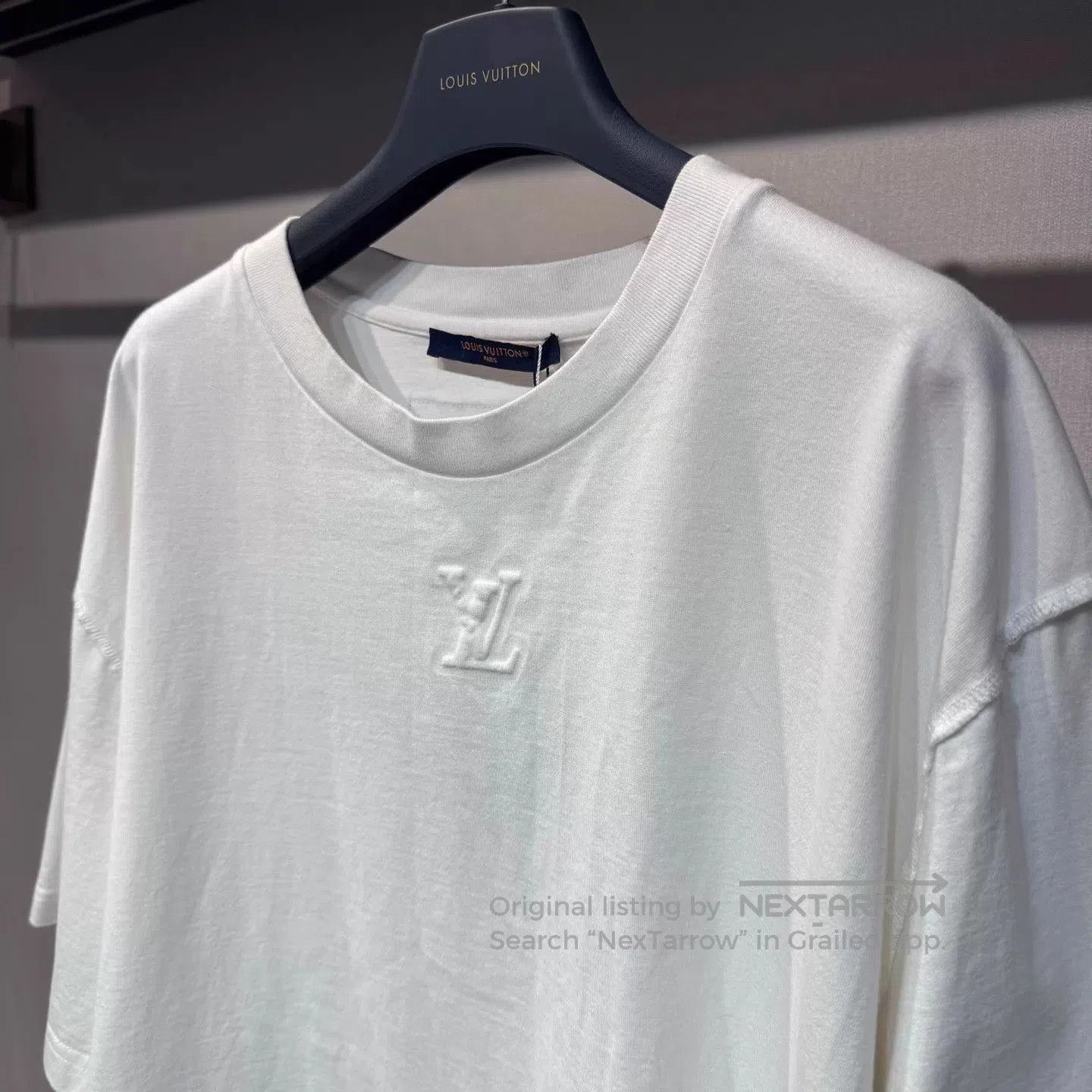 Louis Vuitton White Short-Sleeve Crewneck Shirt. Size US XXL / EU 58 / 5 - 4 Thumbnail