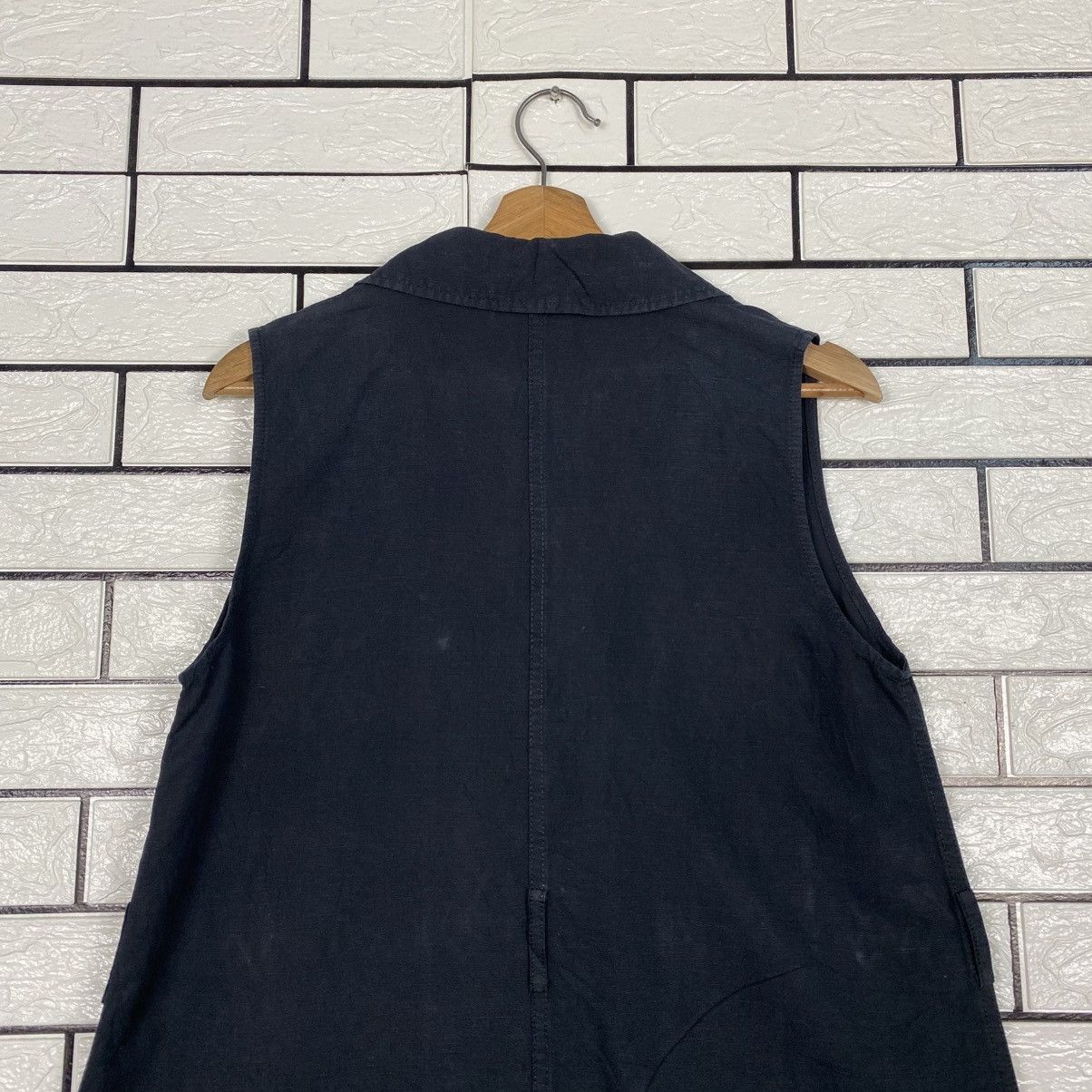 JW Anderson 📌Rich Black Long Jacket Sleeveless Uniqlo JW Anderson Size US M / EU 48-50 / 2 - 10 Thumbnail