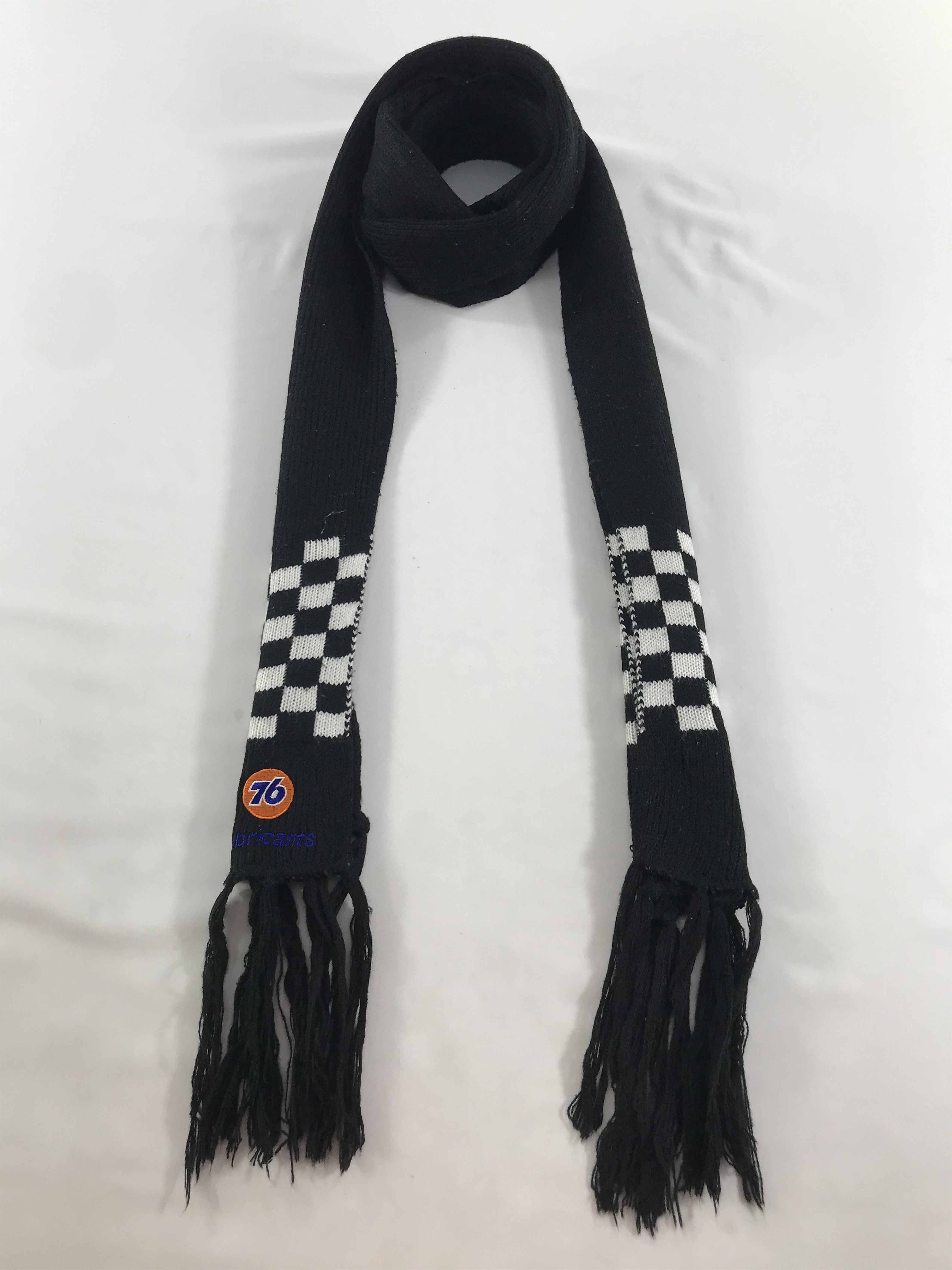 Vintage 76 Lubricants Checkered Scarf Muffler V158 Size ONE SIZE - 1 Thumbnail