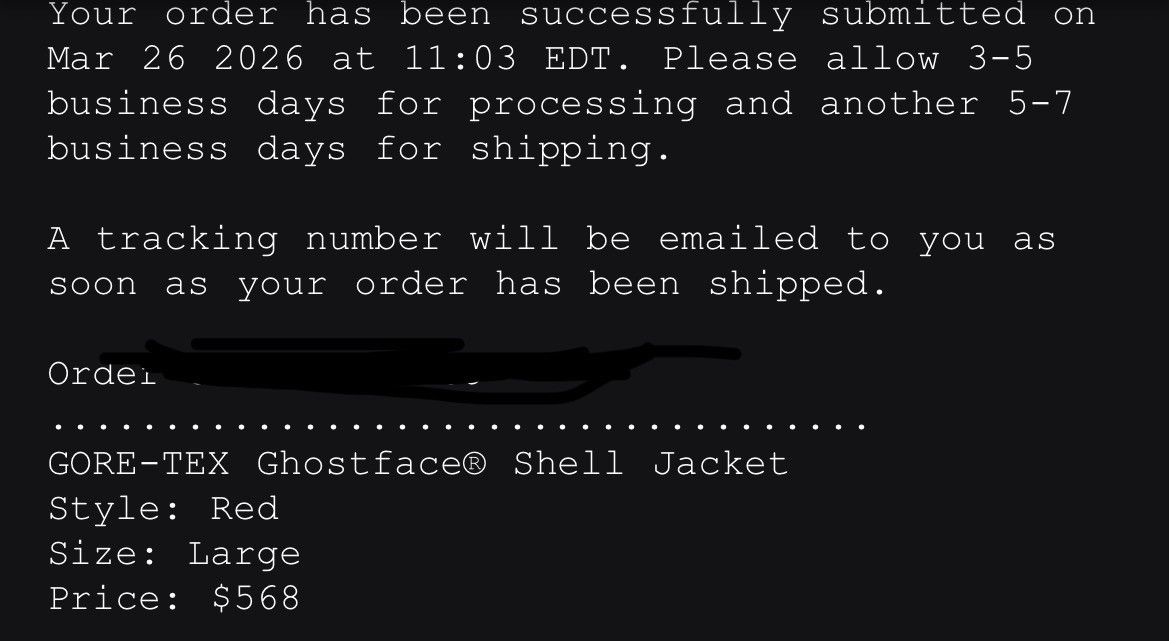 Supreme Supreme Ghostface GORE-TEX Shell Jacket Size US L / EU 52-54 / 3 - 6 Thumbnail