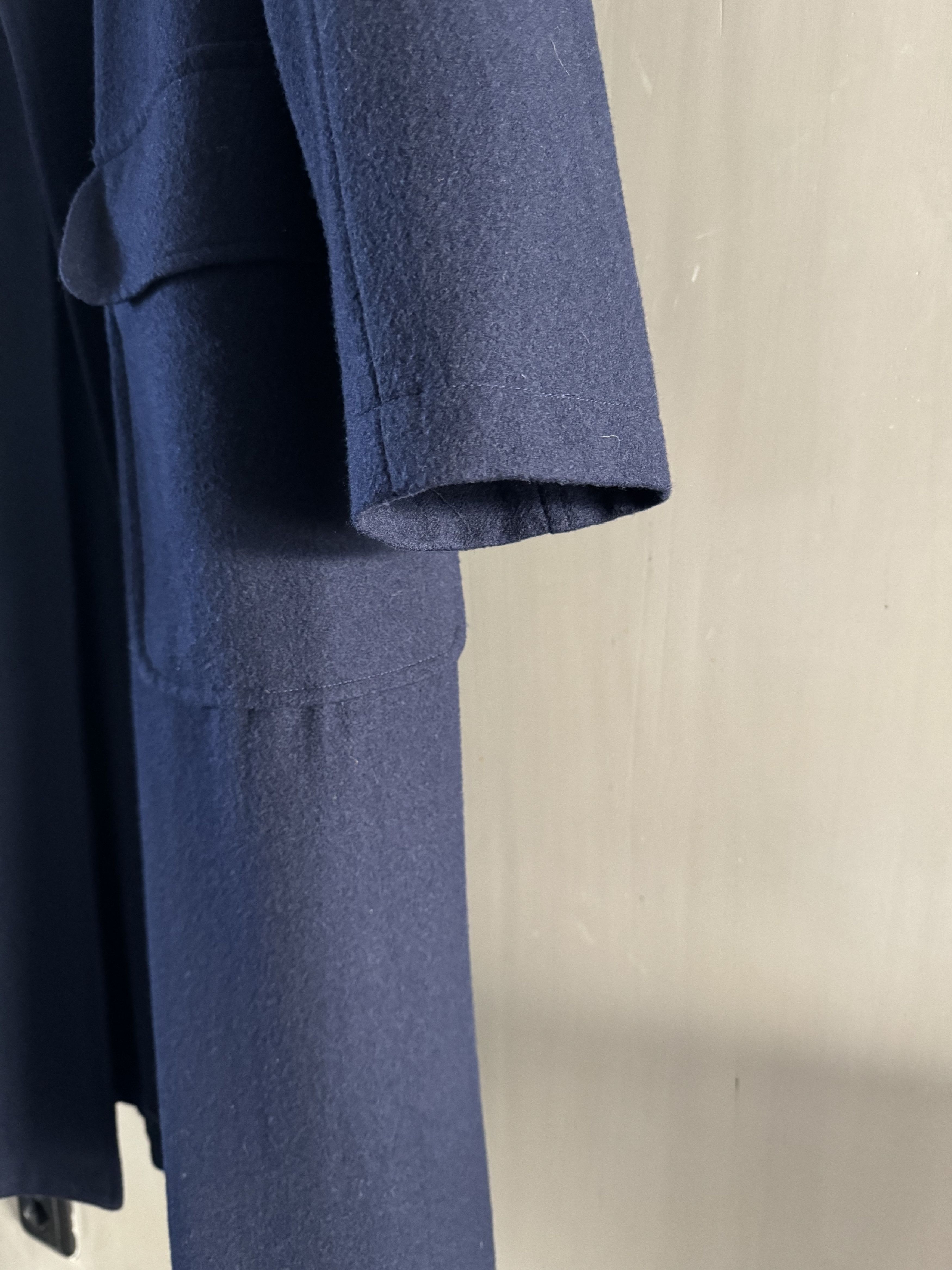 RARE WOOL HOODED LIGHT LONGCOAT BY YY